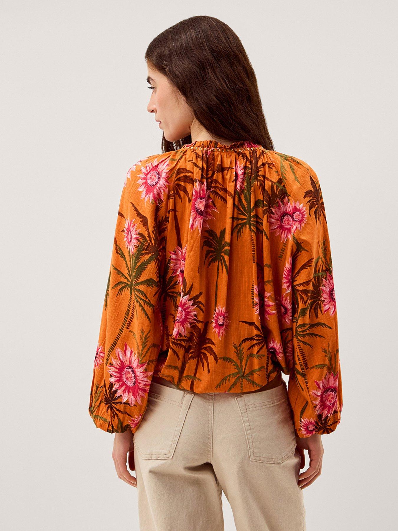 Image 2 of 5 of Monsoon Fallon Print Top