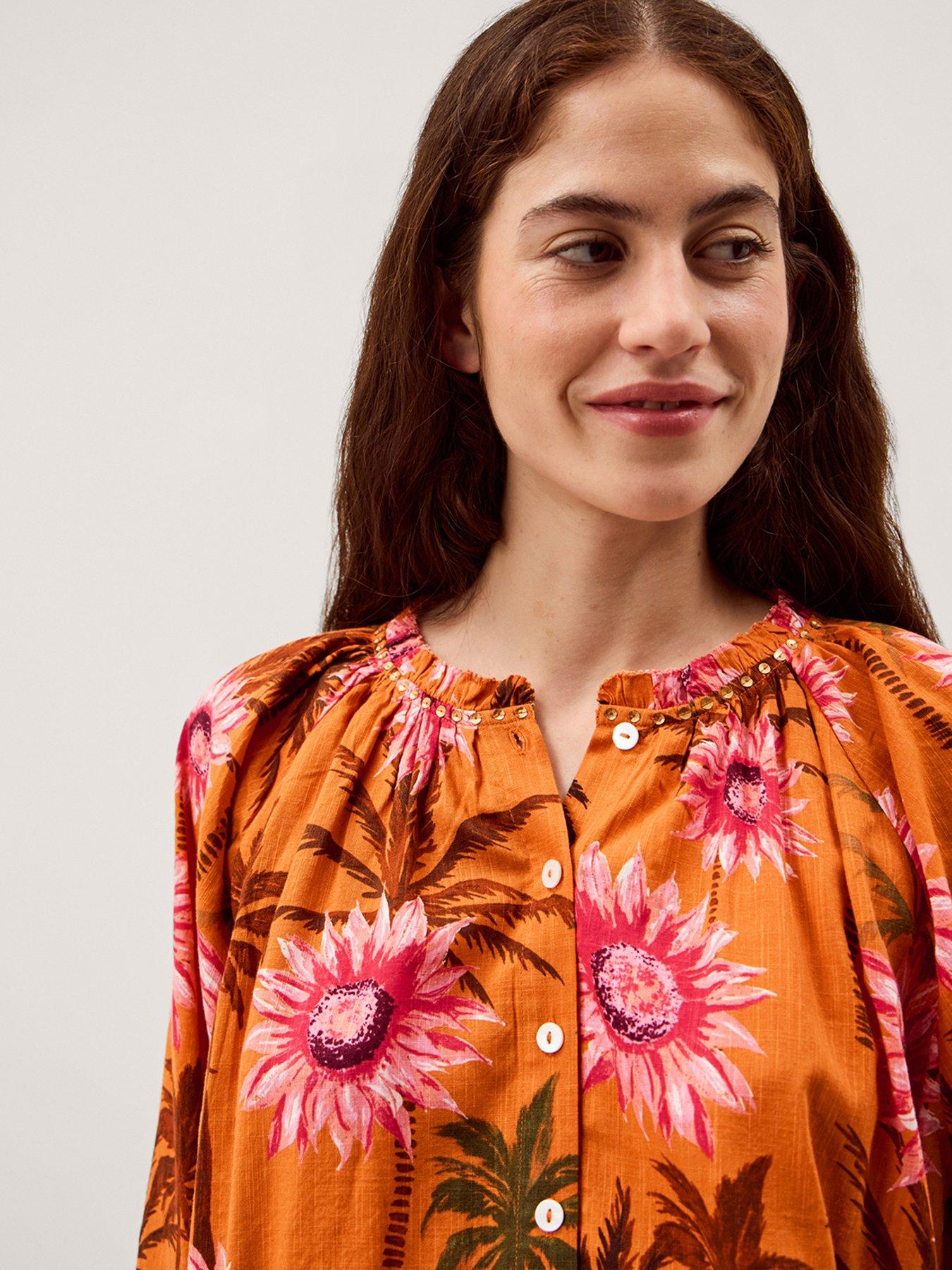 Image 4 of 5 of Monsoon Fallon Print Top