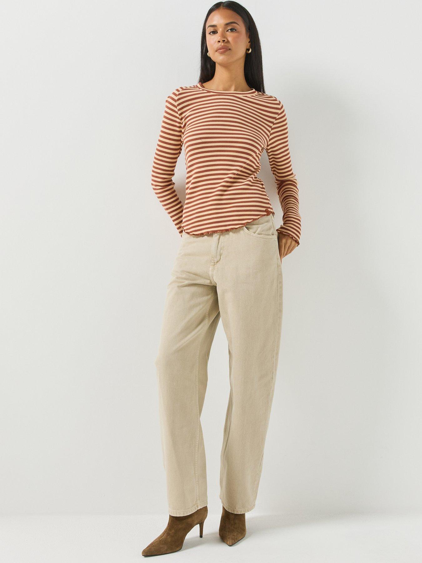 Image 3 of 6 of FREE PEOPLE Easy Does It Striped Tee