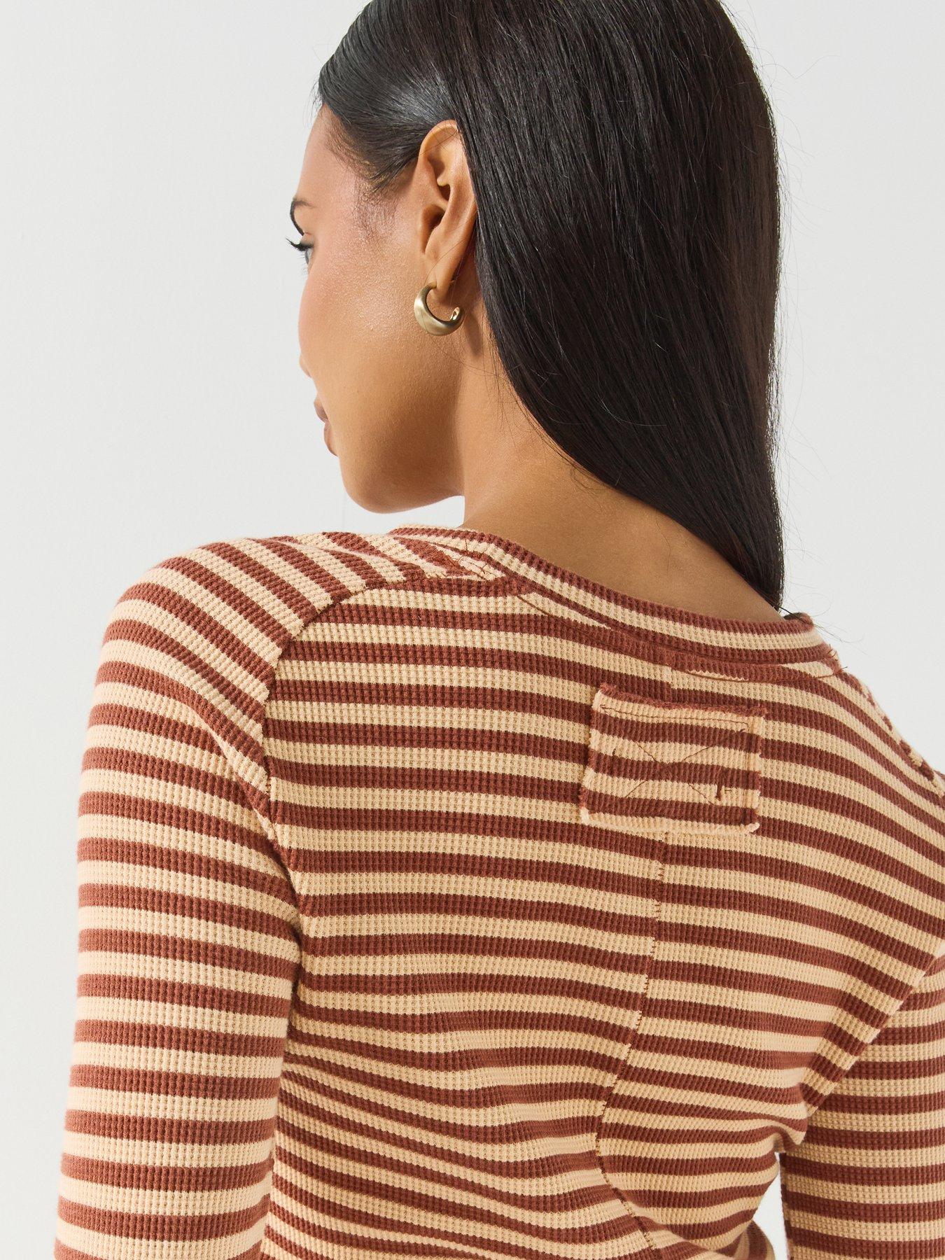 Image 5 of 6 of FREE PEOPLE Easy Does It Striped Tee
