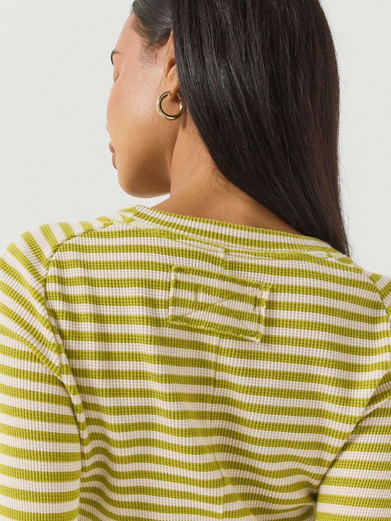 Image 5 of 6 of FREE PEOPLE Easy Does It Striped Tee