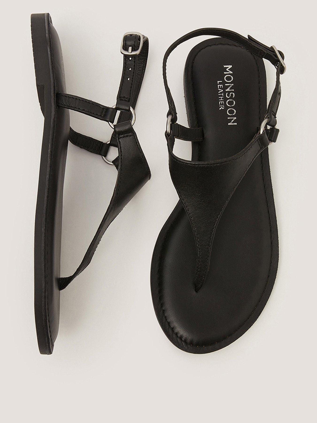 Monsoon Immy Leather Toe Post