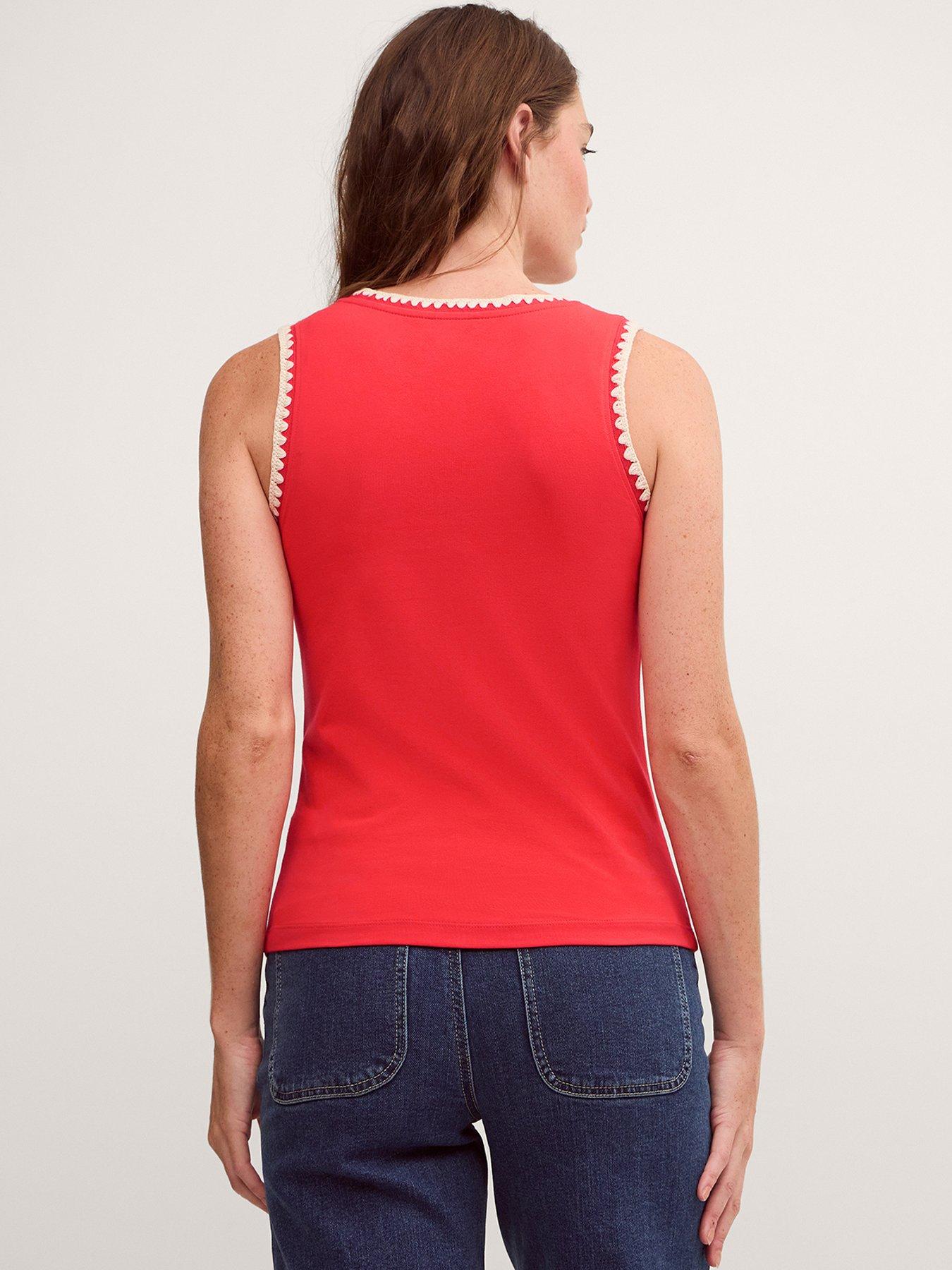 Image 2 of 5 of Monsoon Teri Trim Jersey Cami