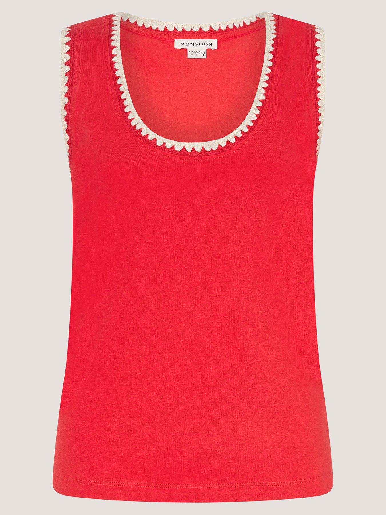 Image 5 of 5 of Monsoon Teri Trim Jersey Cami