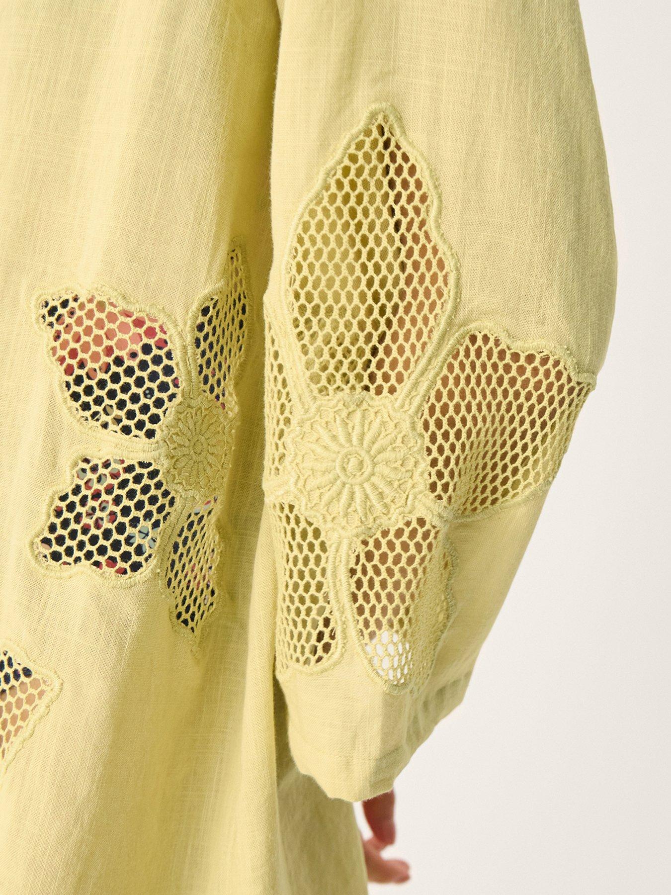 Image 5 of 6 of Monsoon Joanna Cutwork Shirt