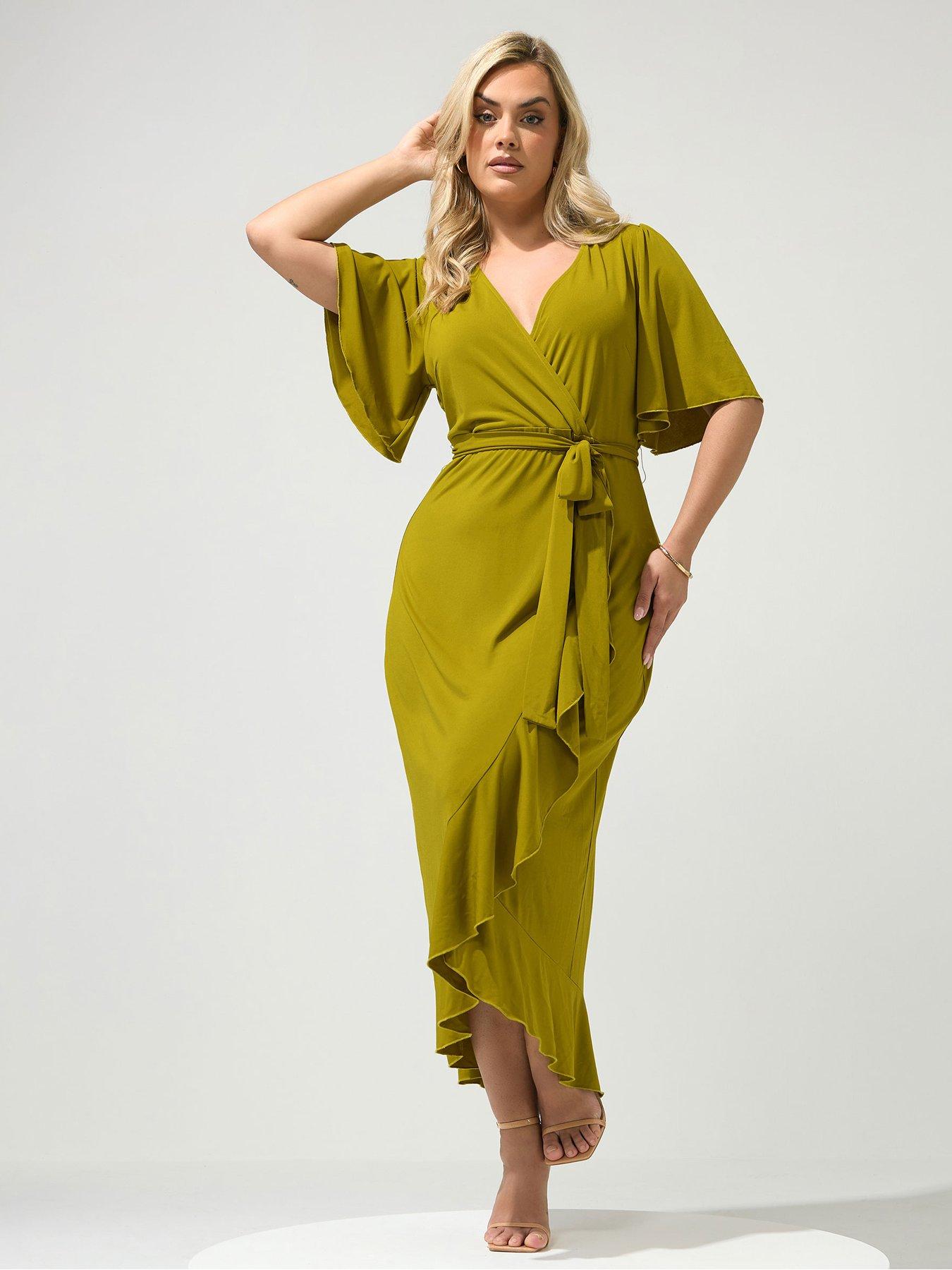 Yours Curve Ruffle Ity Dress