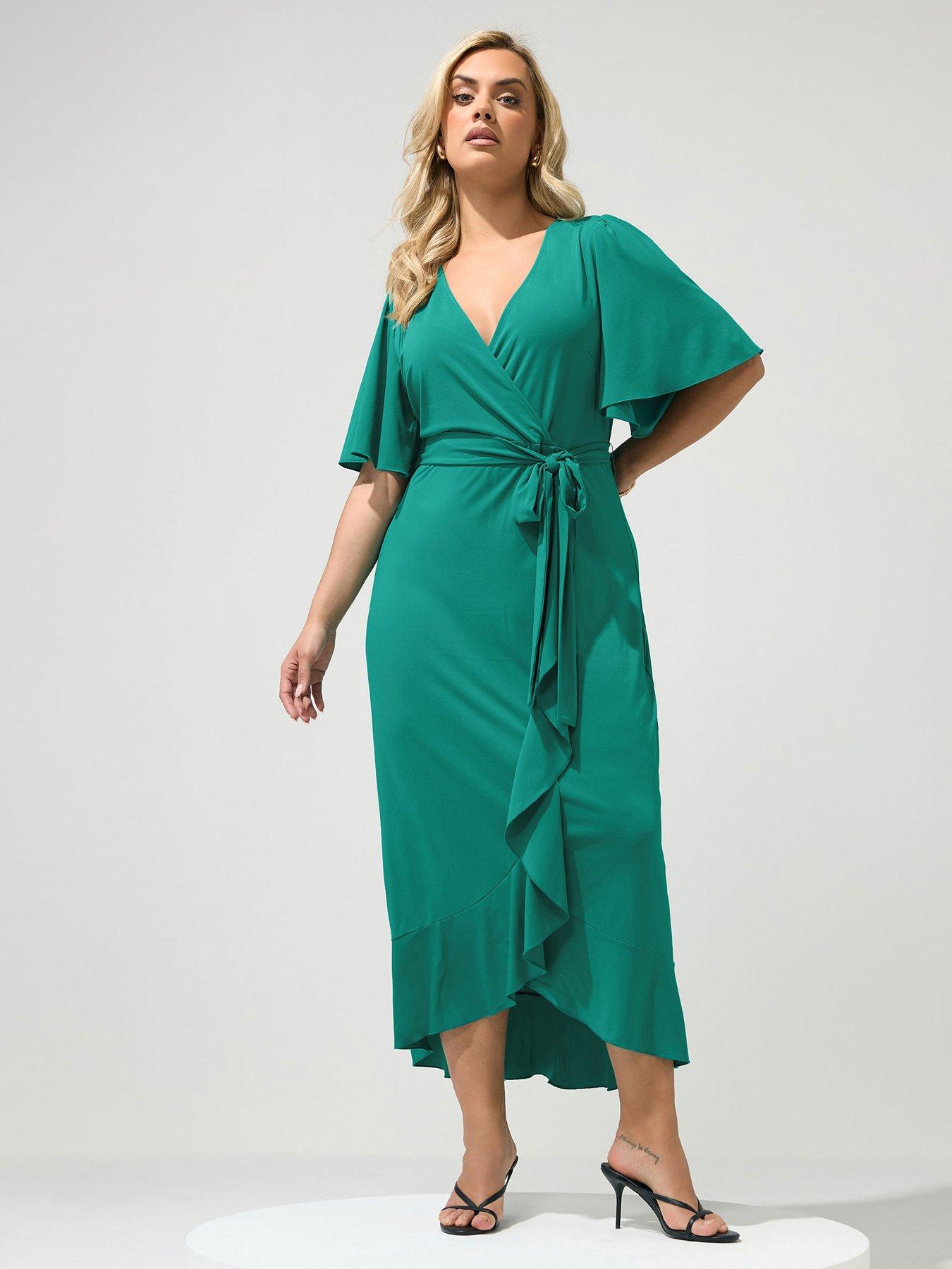 Yours Curve Ruffle Ity Dress