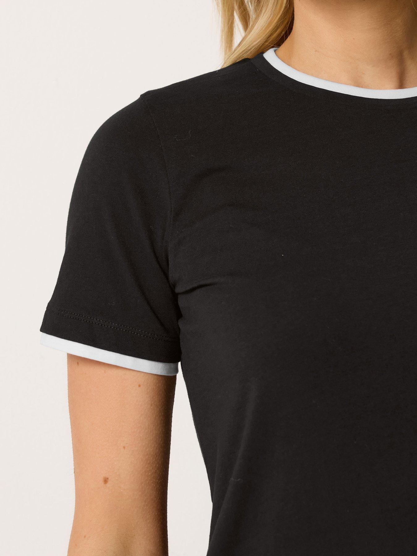 Image 4 of 4 of Long Tall Sally Layer T-Shirt - Black