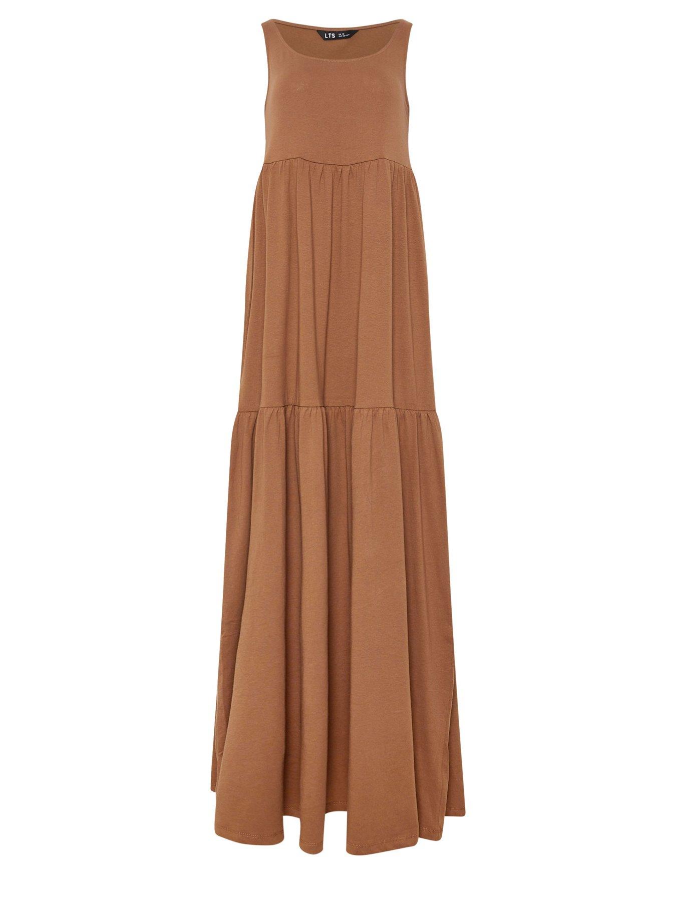 Image 6 of 6 of Long Tall Sally Tall Sleeveless Tiered Maxi Dress