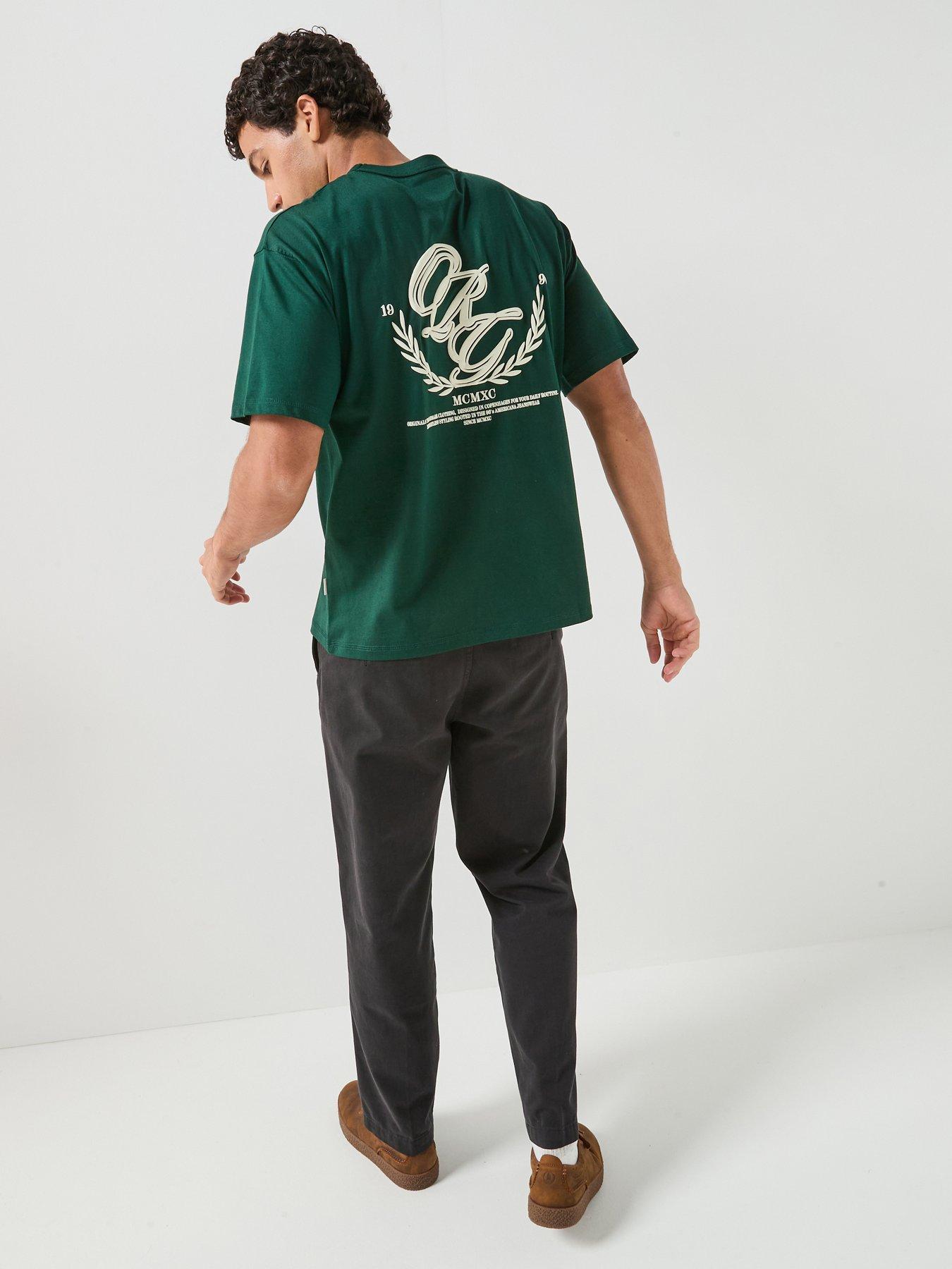 Jack & Jones Backprintet T-Shirt - Pine Grove Green