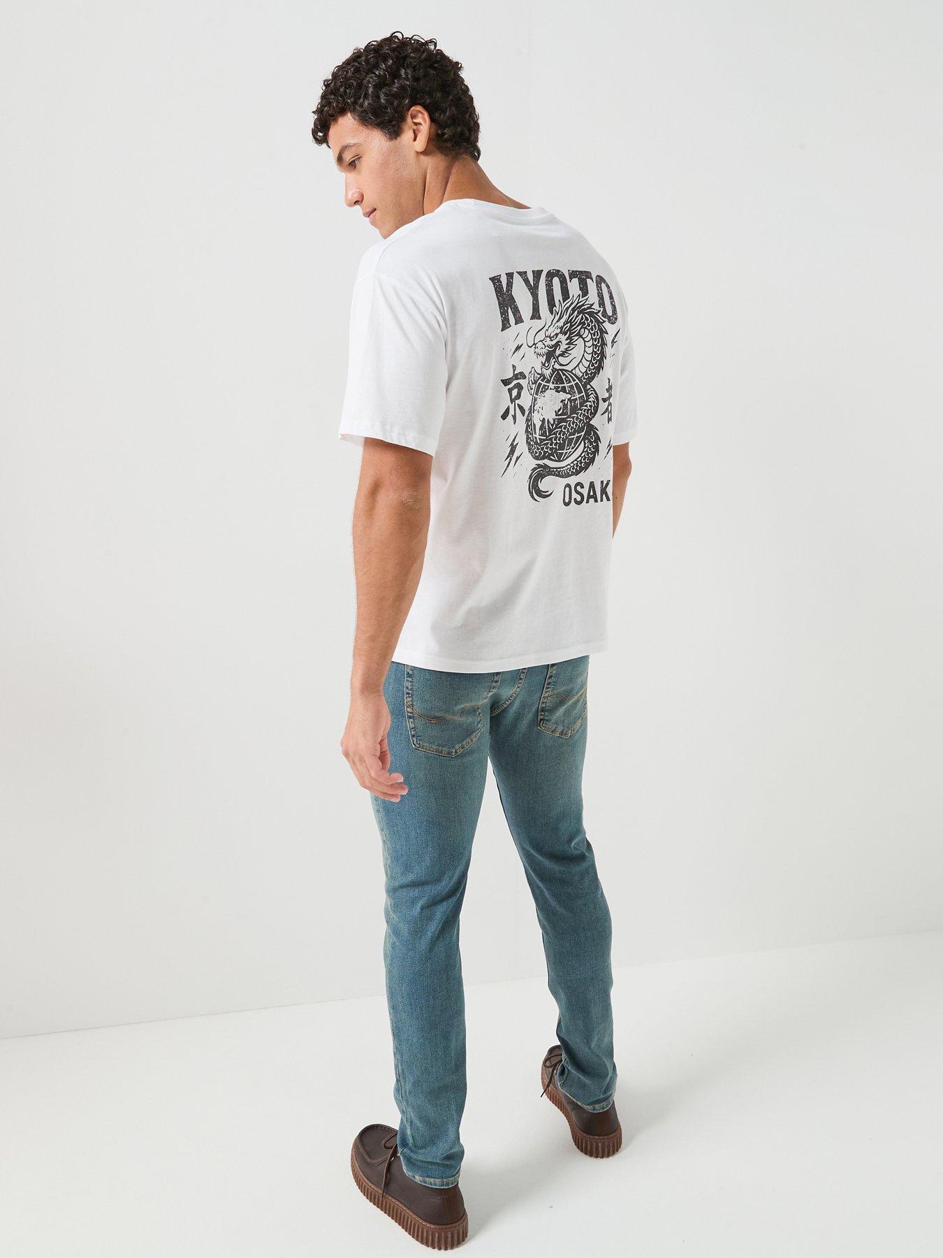 Jack & Jones Graphic Print T-Shirt - Bright White