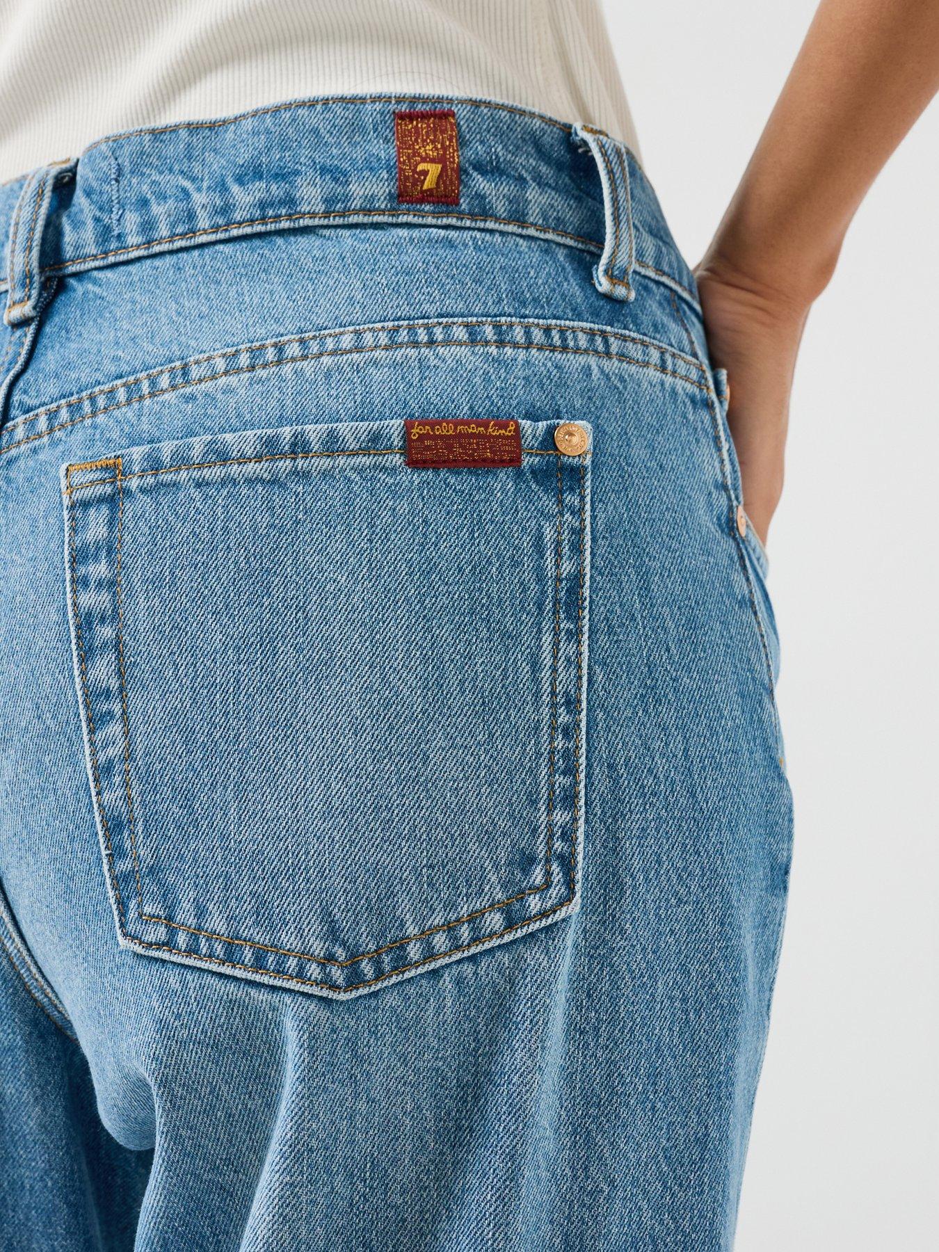 Image 6 of 6 of 7 FOR ALL MANKIND Rigid Tess Jeans - Skyfrost Blue