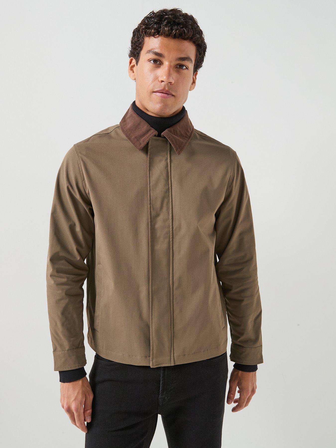 Image 6 of 6 of Jack & Jones Men's Workwear Jacket with Spread Collar - Brown