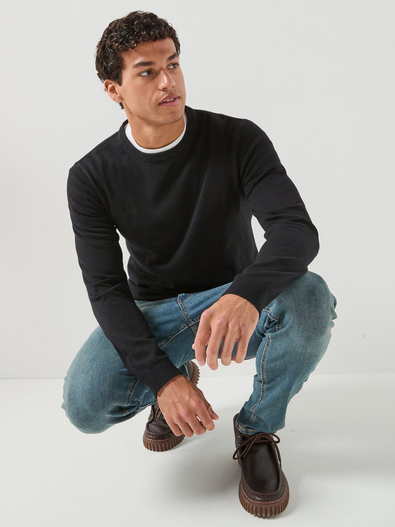 JACK & JONES Plain Knitted Pullover | Knit Fit, Plain, Long Sleeves, Casual, Maximum temperature 40°C gentle process - Image 6