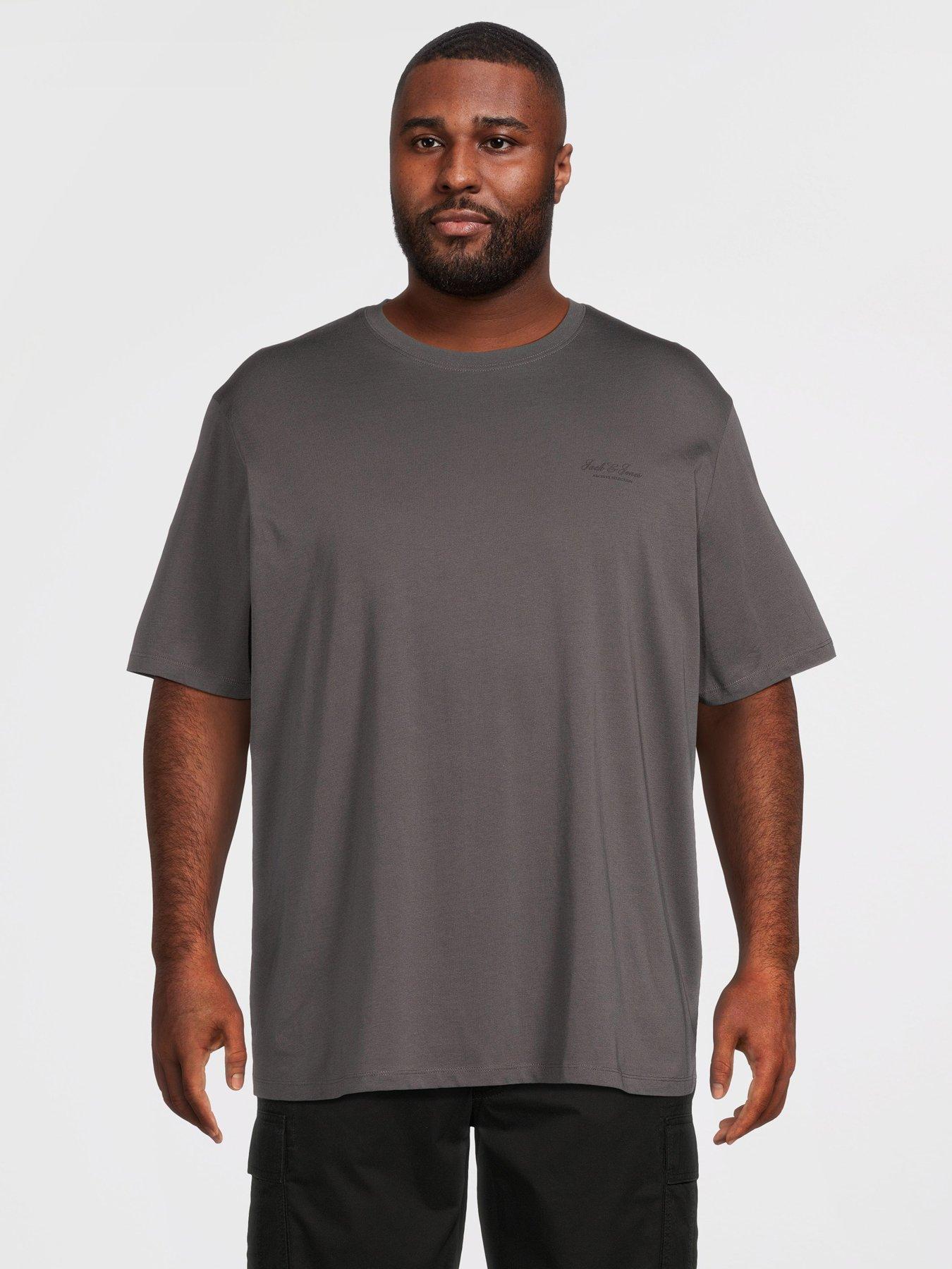 Jack & Jones Men's Asphalt Archive Small Logo Tee Size 5XL(62) - Image 2