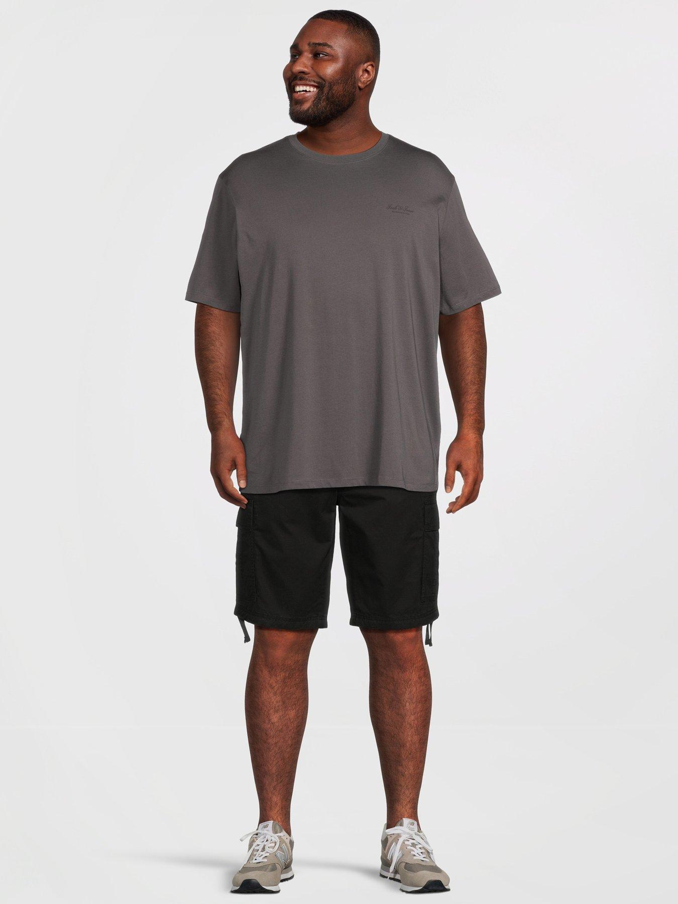 Image 3 of 5 of Jack & Jones Plus Archive Graphic T-Shirt - Dark Grey