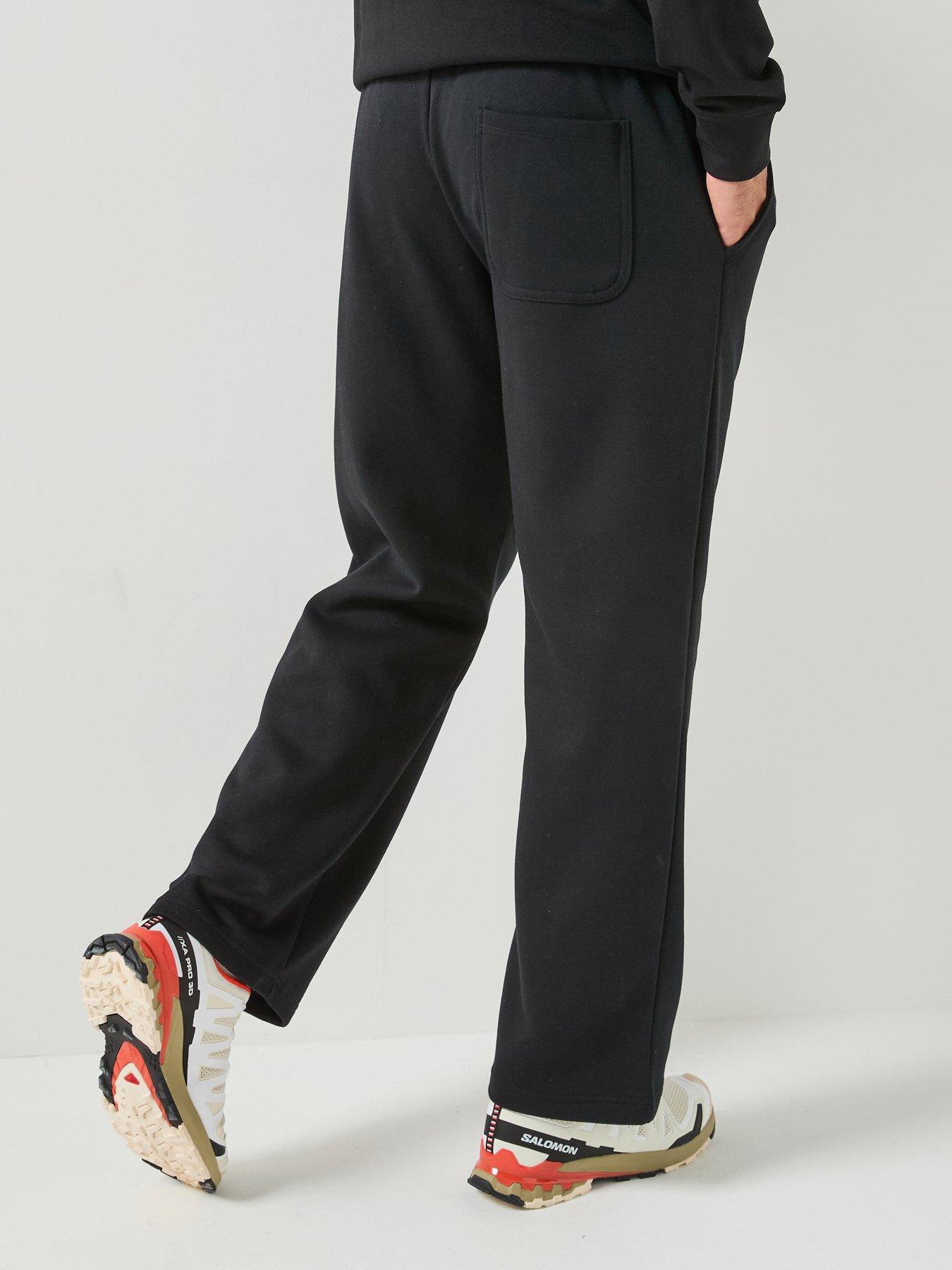 Image 2 of 6 of Jack & Jones Bill Bradley Straight Leg Joggers - Black