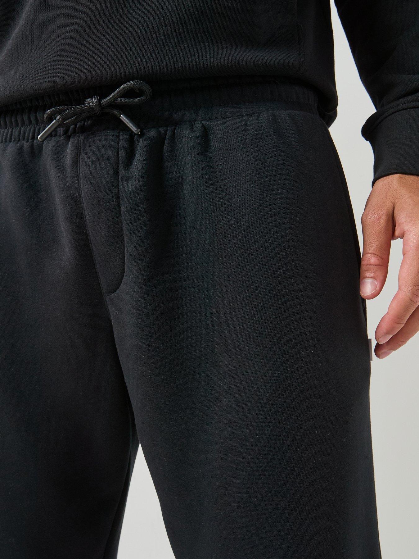 Image 5 of 6 of Jack & Jones Bill Bradley Straight Leg Joggers - Black