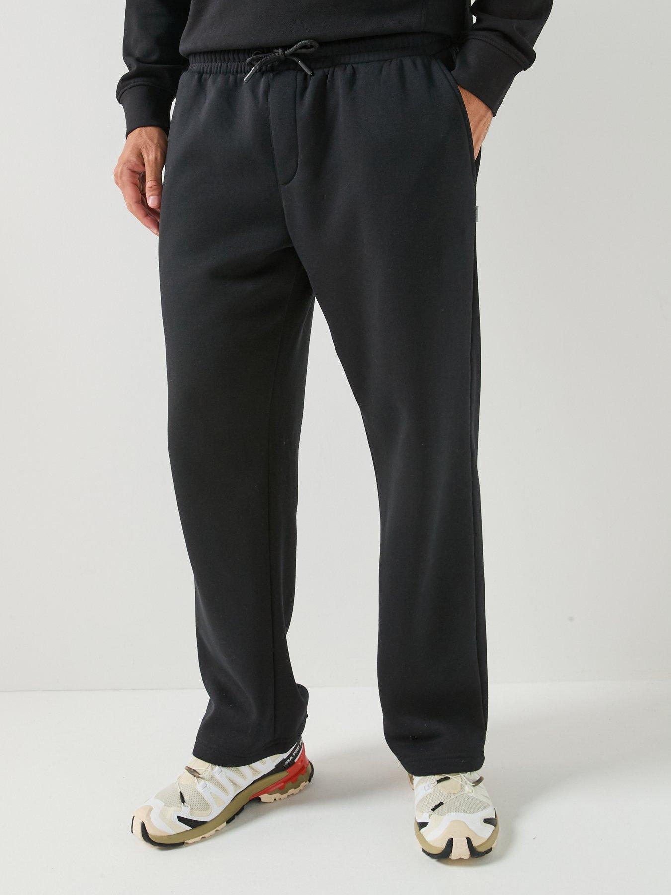 Image 6 of 6 of Jack & Jones Bill Bradley Straight Leg Joggers - Black