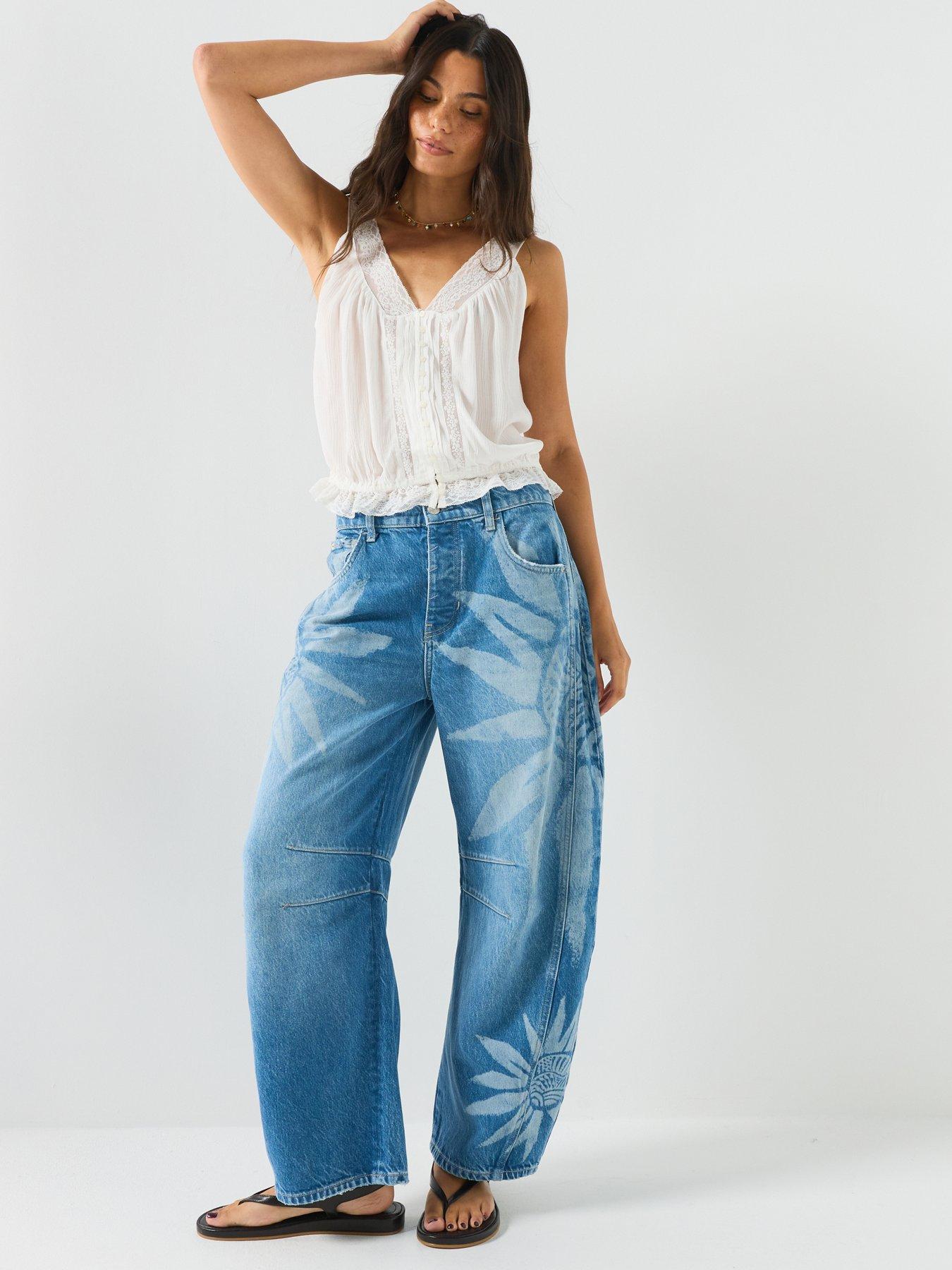 Image 3 of 6 of FREE PEOPLE Celeste Lace Trim Button-Up Tank Top - White