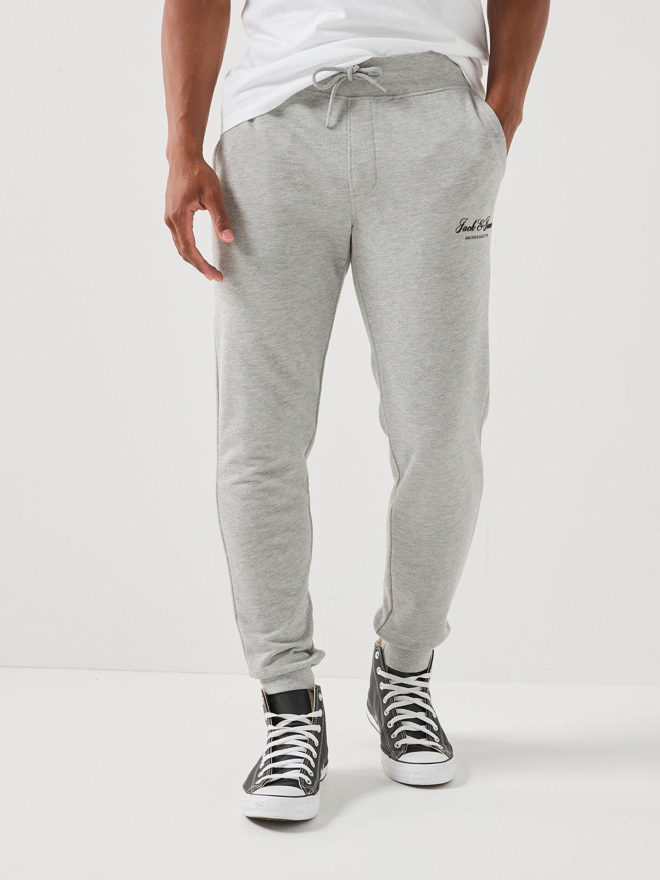 Image 1 of 6 of Jack & Jones Gordon Archive Joggers - Light Grey