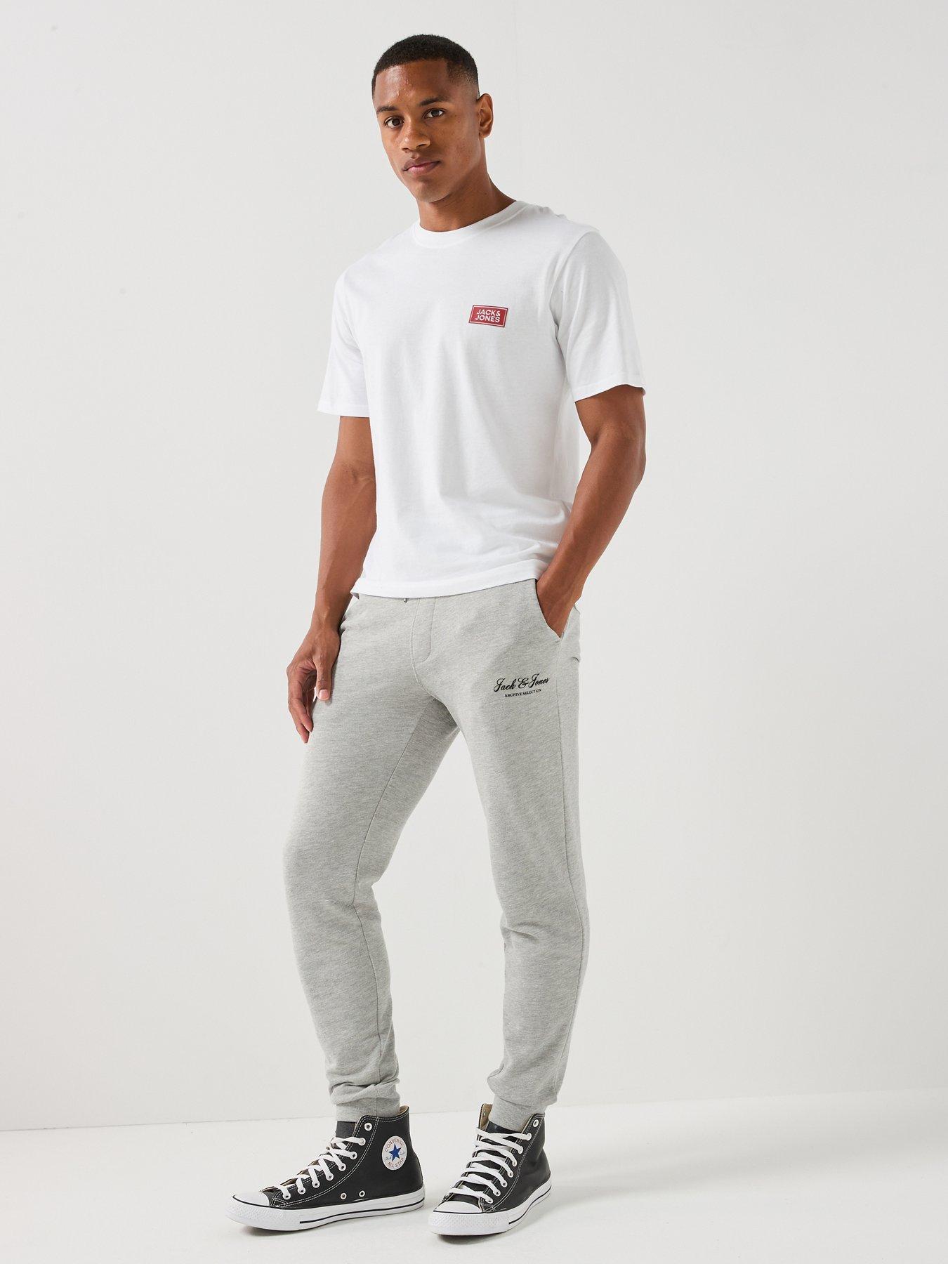 Image 3 of 6 of Jack & Jones Gordon Archive Joggers - Light Grey