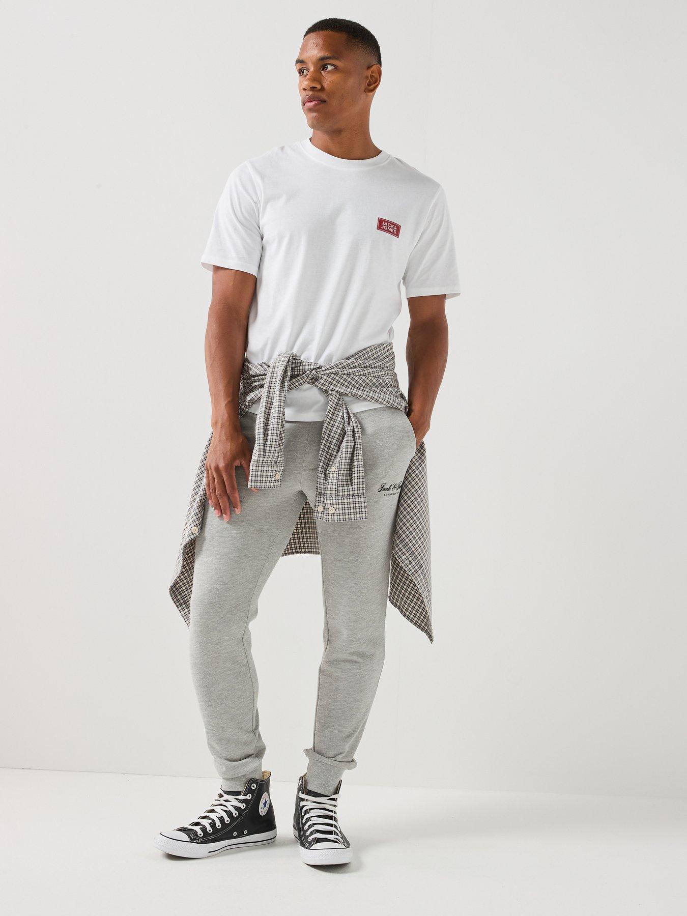 Image 4 of 6 of Jack & Jones Gordon Archive Joggers - Light Grey