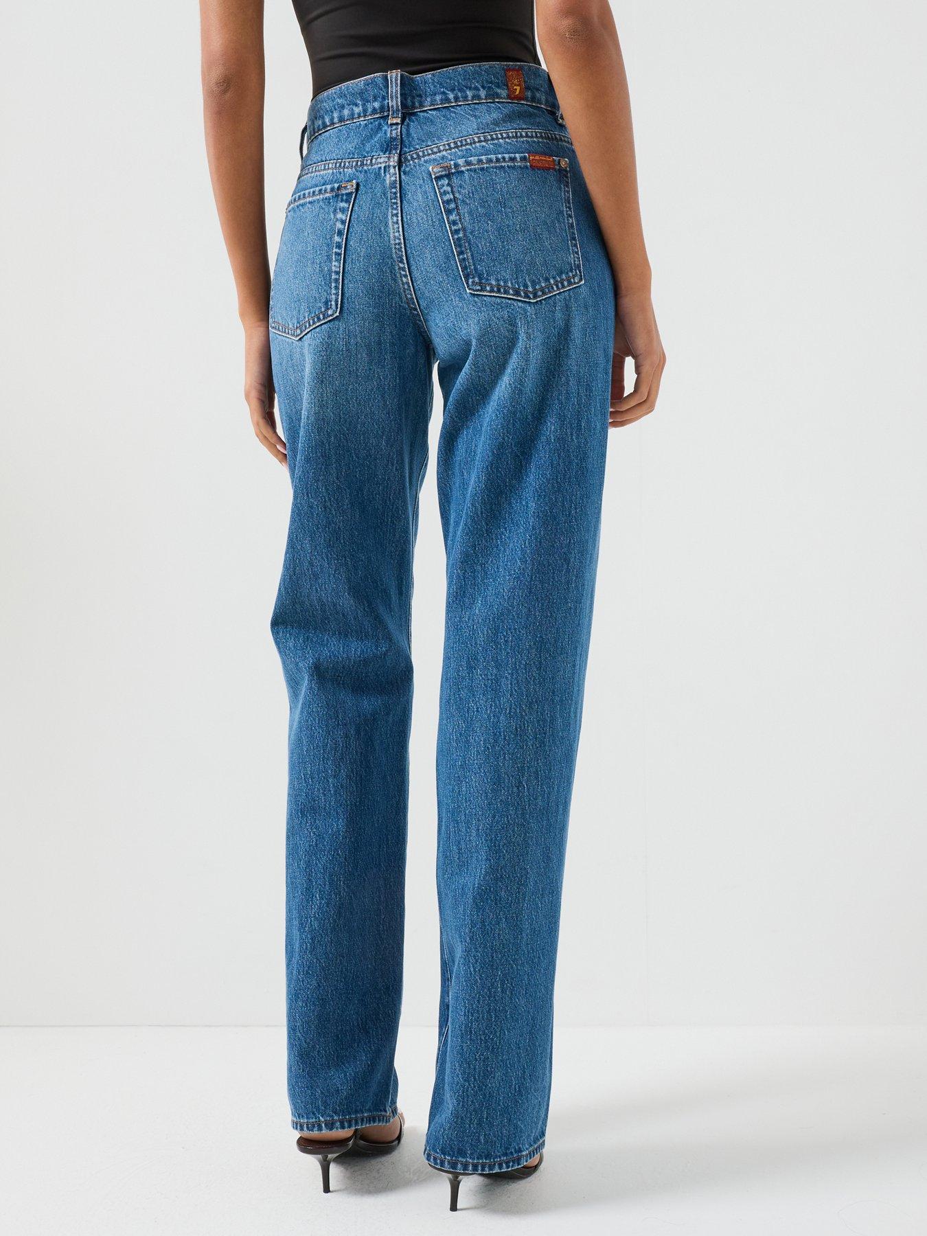 Image 2 of 6 of 7 FOR ALL MANKIND Rigid Tess Trouser In Darkwind - Blue