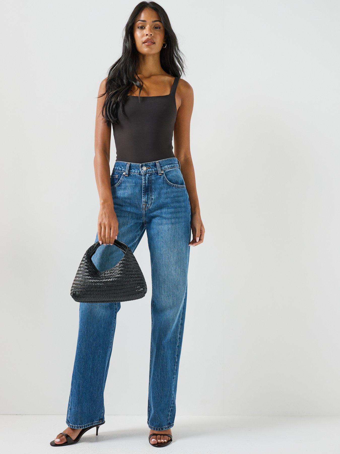 Image 3 of 6 of 7 FOR ALL MANKIND Rigid Tess Trouser In Darkwind - Blue