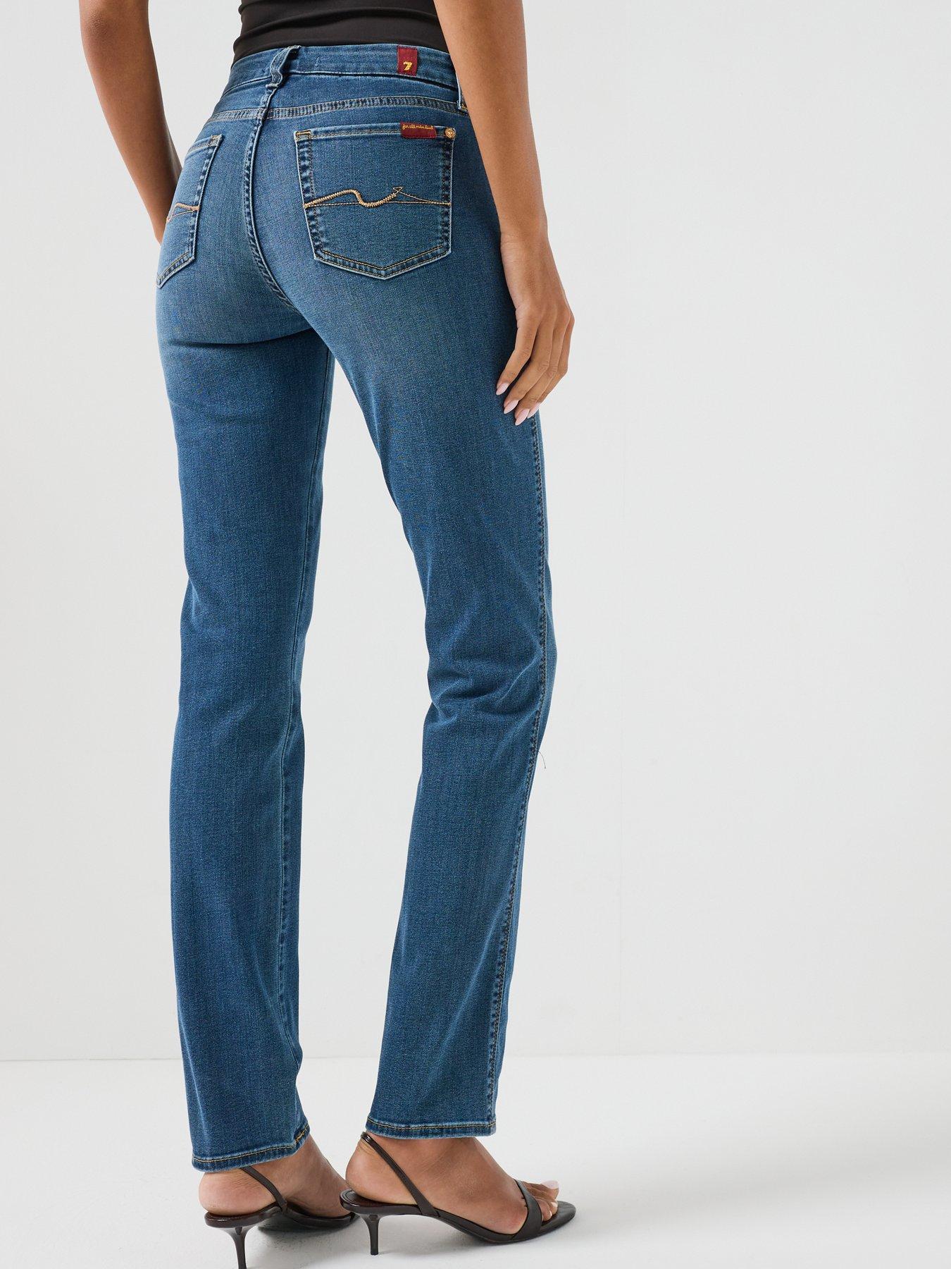 Image 2 of 6 of 7 FOR ALL MANKIND Bair Kimmie Straight In Duchess - Blue