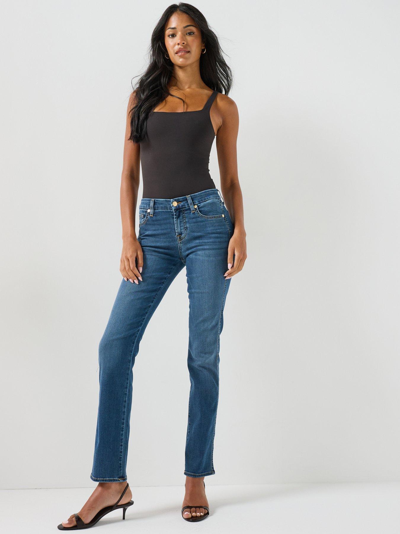 Image 3 of 6 of 7 FOR ALL MANKIND Bair Kimmie Straight In Duchess - Blue