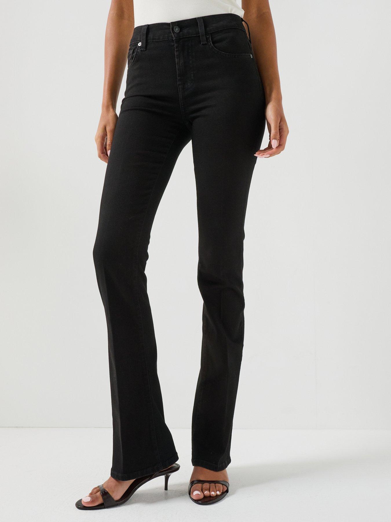 7 FOR ALL MANKIND Bootcut Jeanss - Black