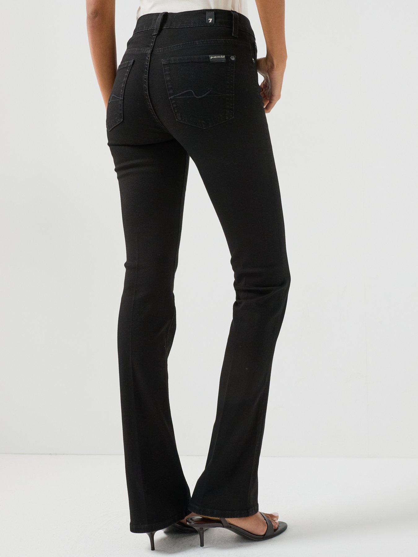 Image 2 of 6 of 7 FOR ALL MANKIND Bootcut Jeans - Black
