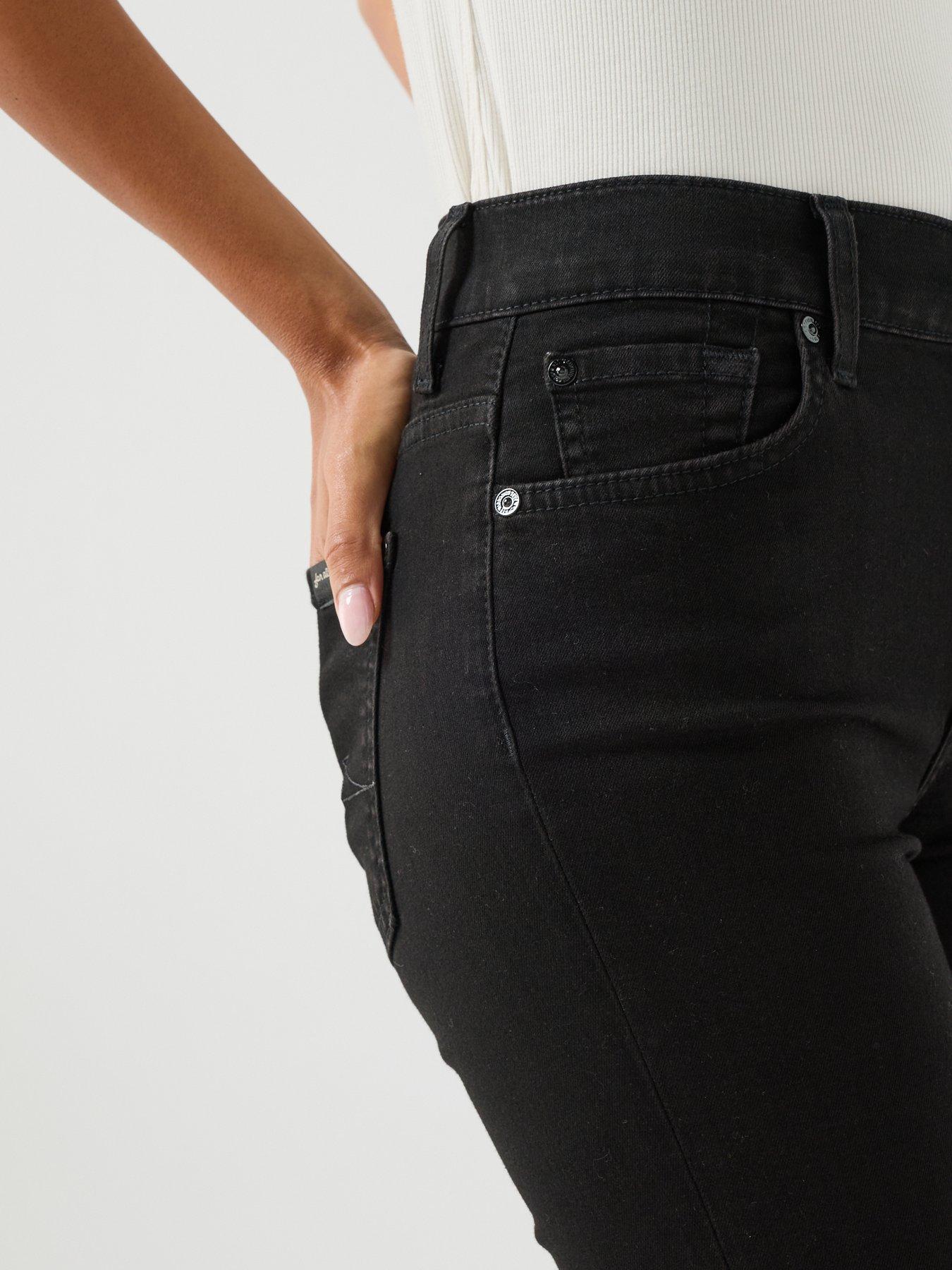 Image 5 of 6 of 7 FOR ALL MANKIND Bootcut Jeans - Black