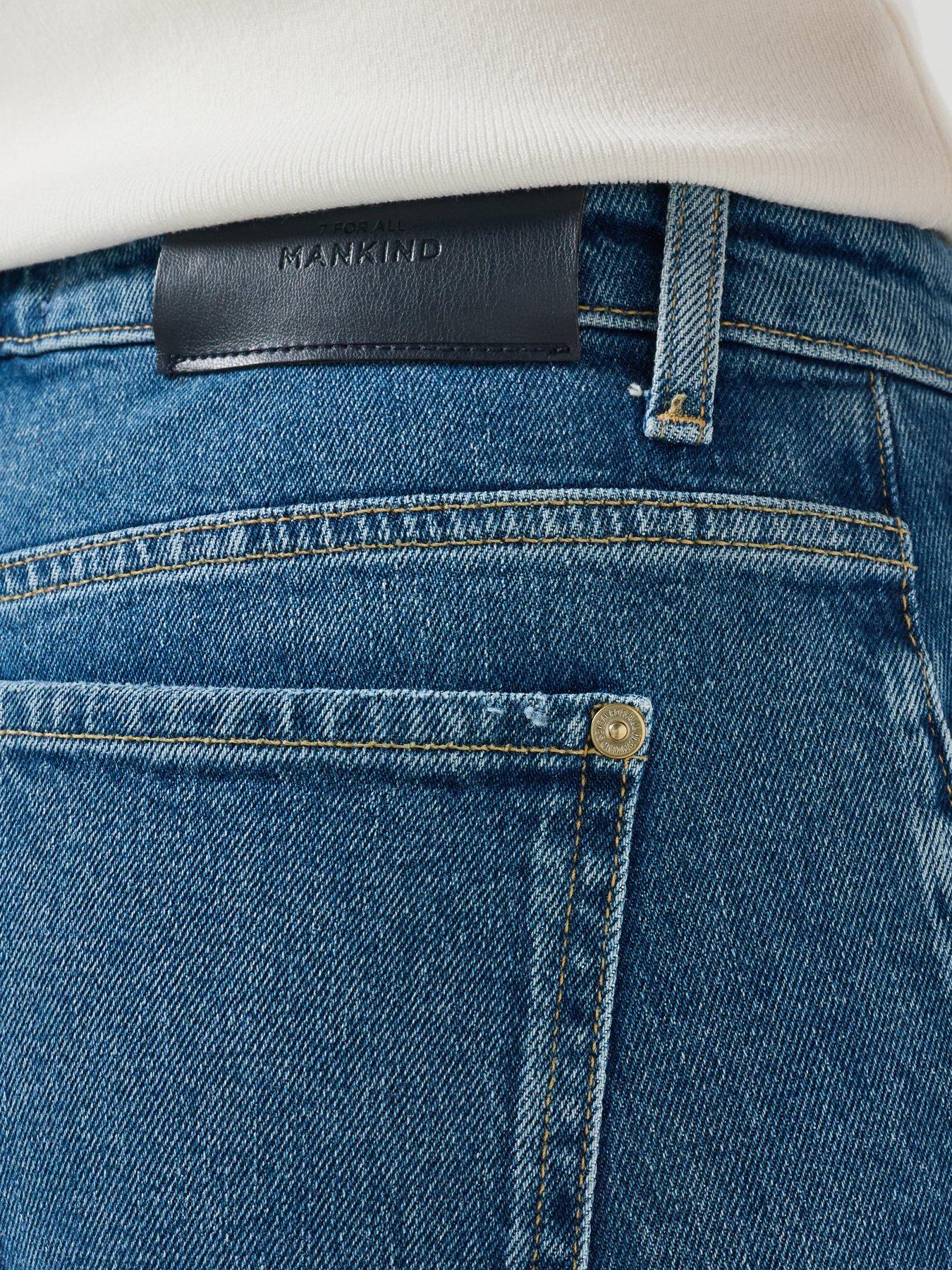 Image 6 of 6 of 7 FOR ALL MANKIND Calie Straight Jeans - Blue