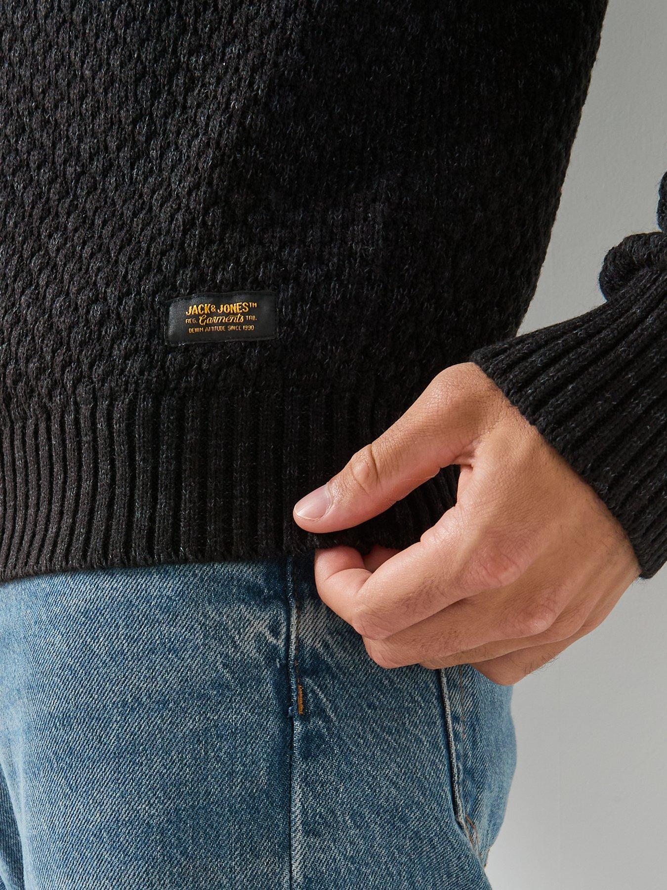 Image 4 of 6 of Jack & Jones Jack &amp; Jones Blake Knitted Jumper
