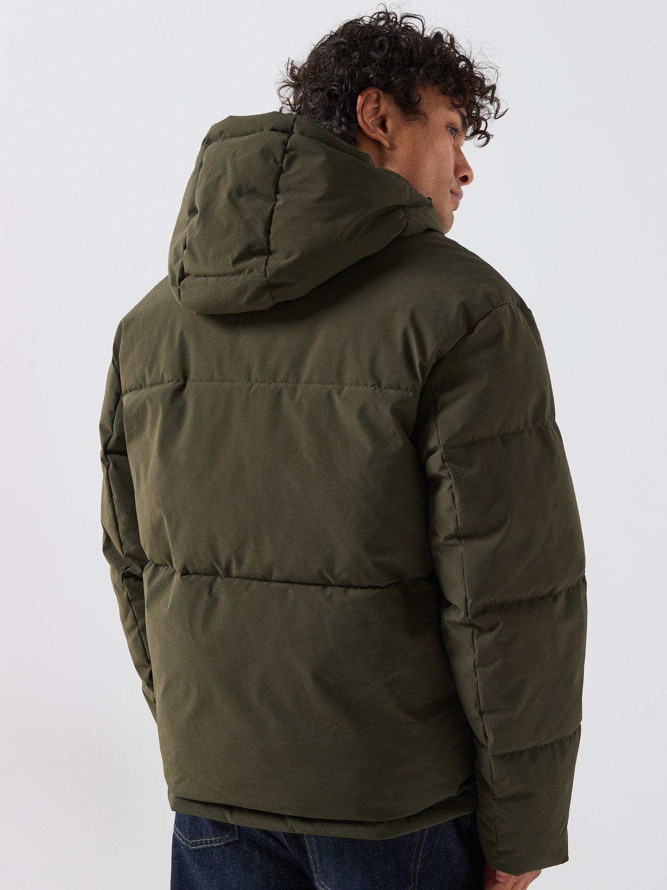 Image 2 of 6 of Jack & Jones Men's Soho Hooded Puffer Jacket - Khaki