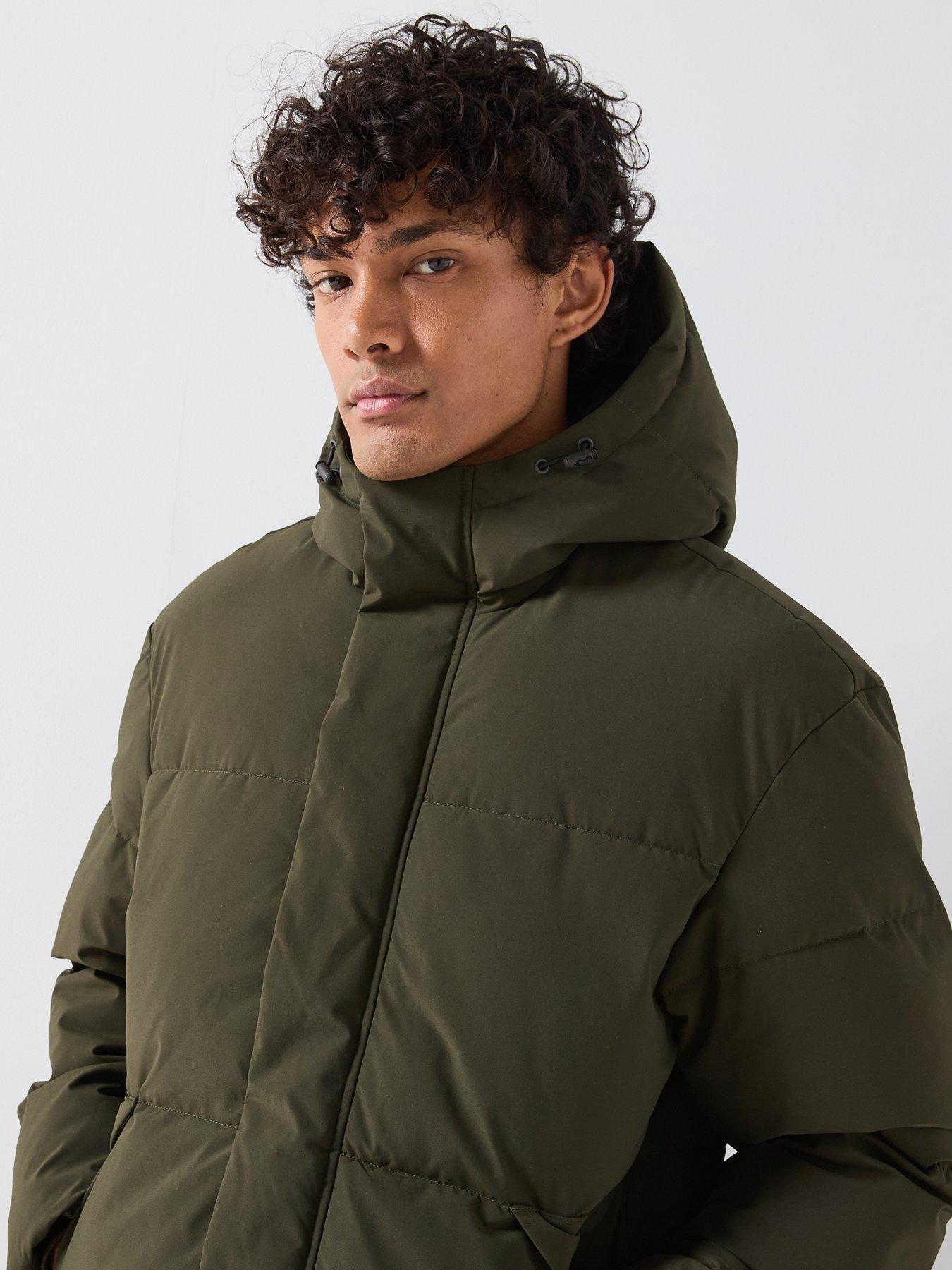 Image 5 of 6 of Jack & Jones Men's Soho Hooded Puffer Jacket - Khaki