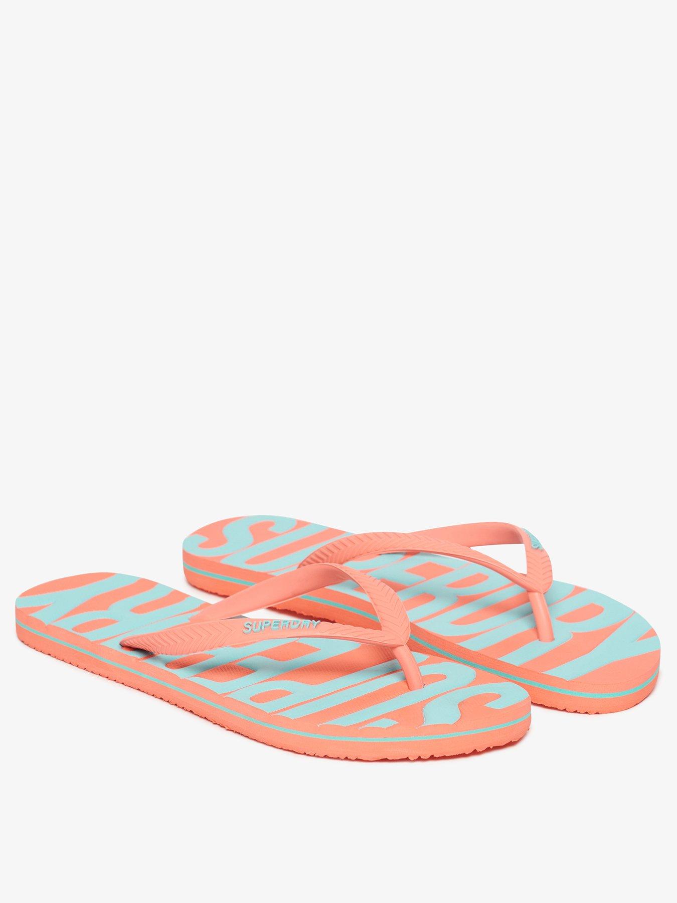 Image 2 of 7 of Superdry Vintage Vegan Flip Flop - Orange