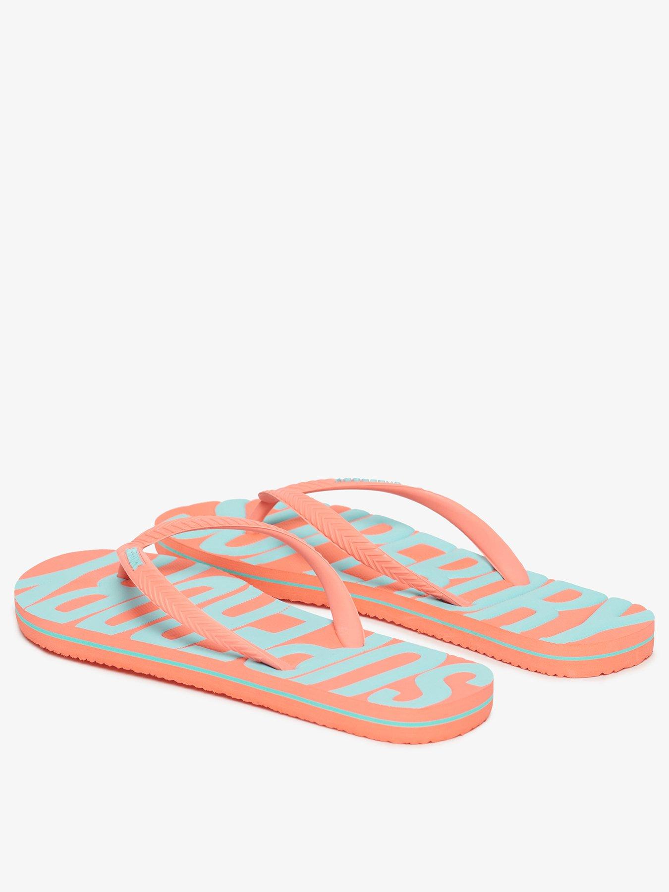 Image 3 of 7 of Superdry Vintage Vegan Flip Flop - Orange