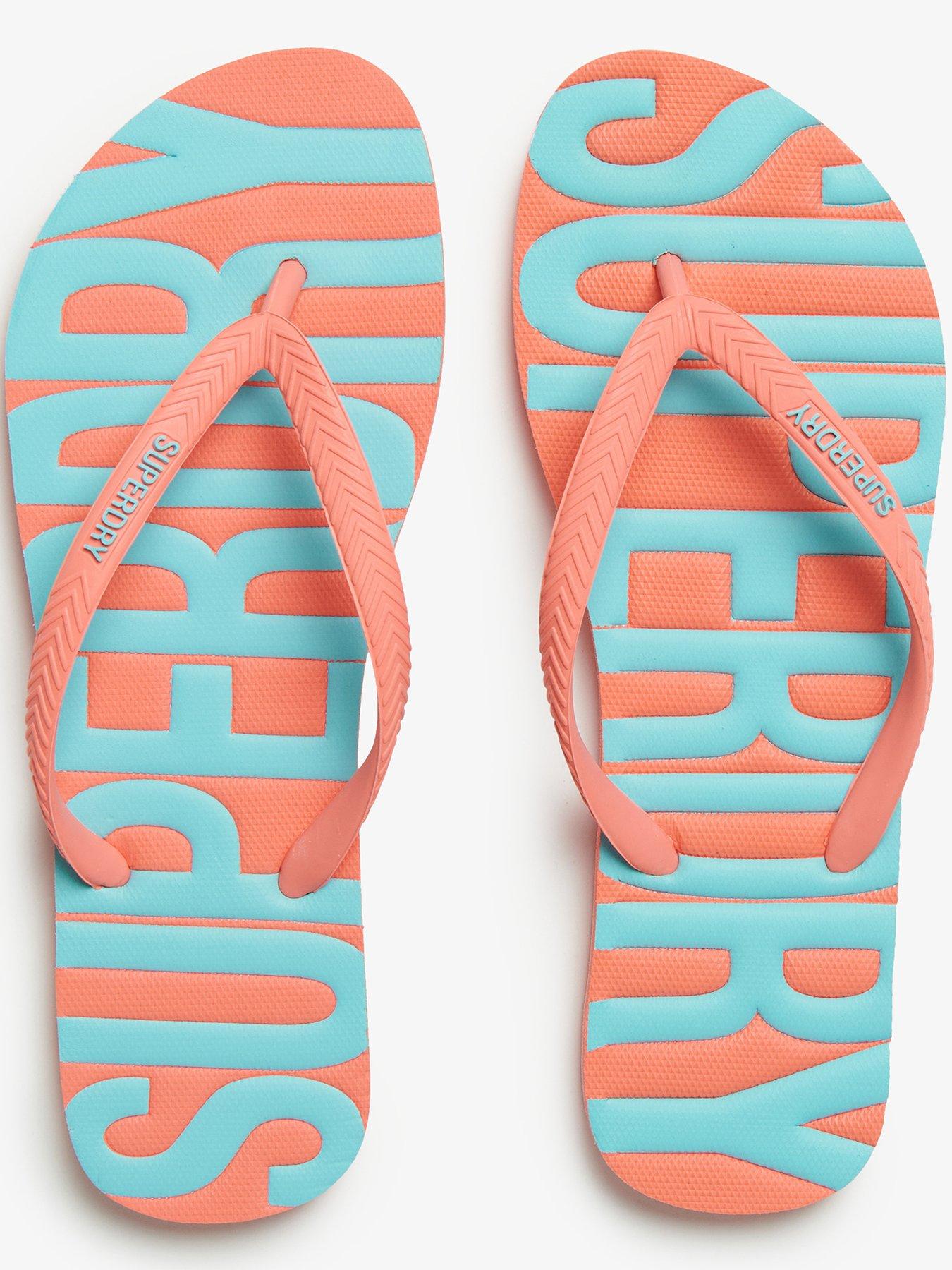 Image 4 of 7 of Superdry Vintage Vegan Flip Flop - Orange