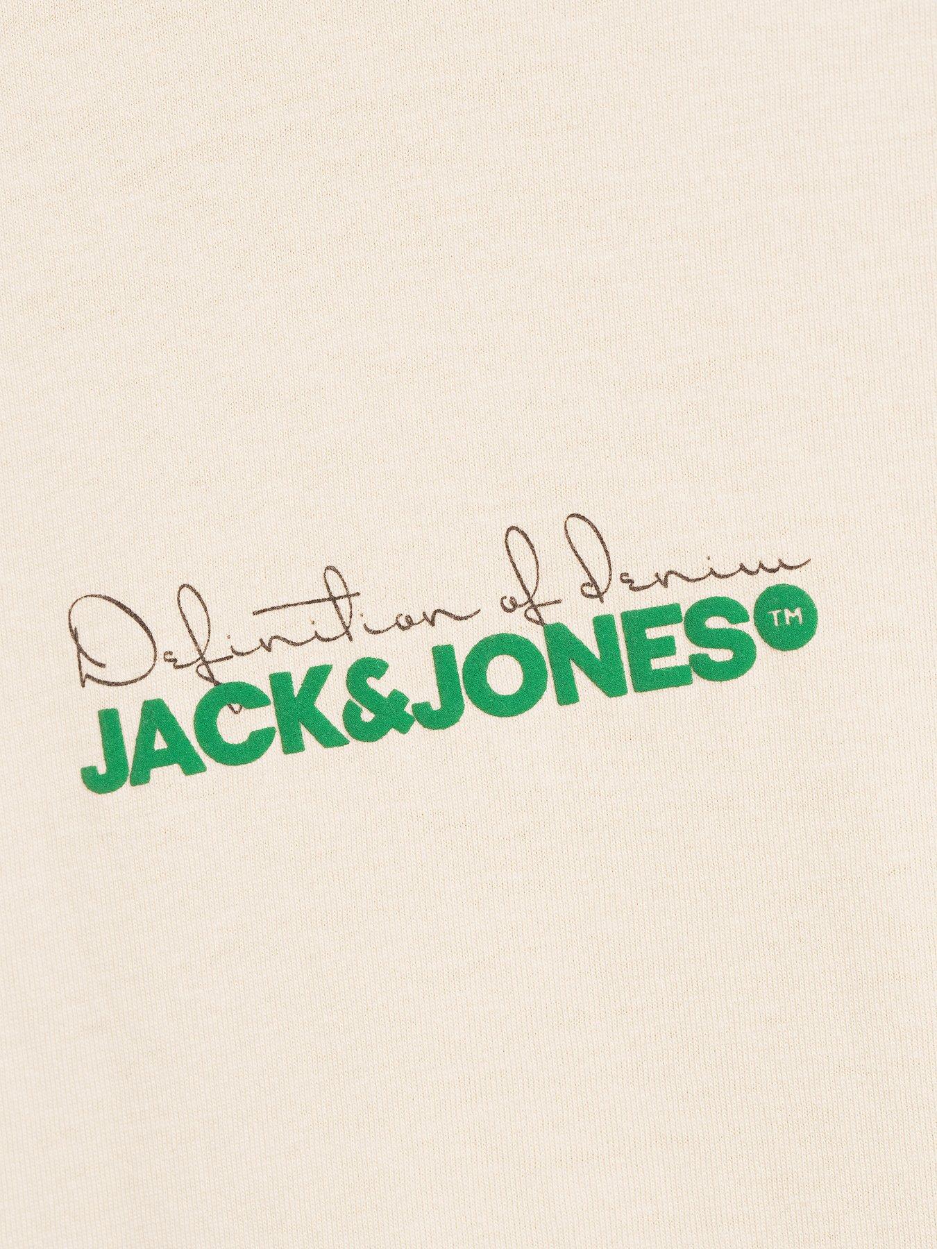 Image 5 of 5 of Jack & Jones Kendrick Crew Neck T-Shirt 4 Pack - Turbulence