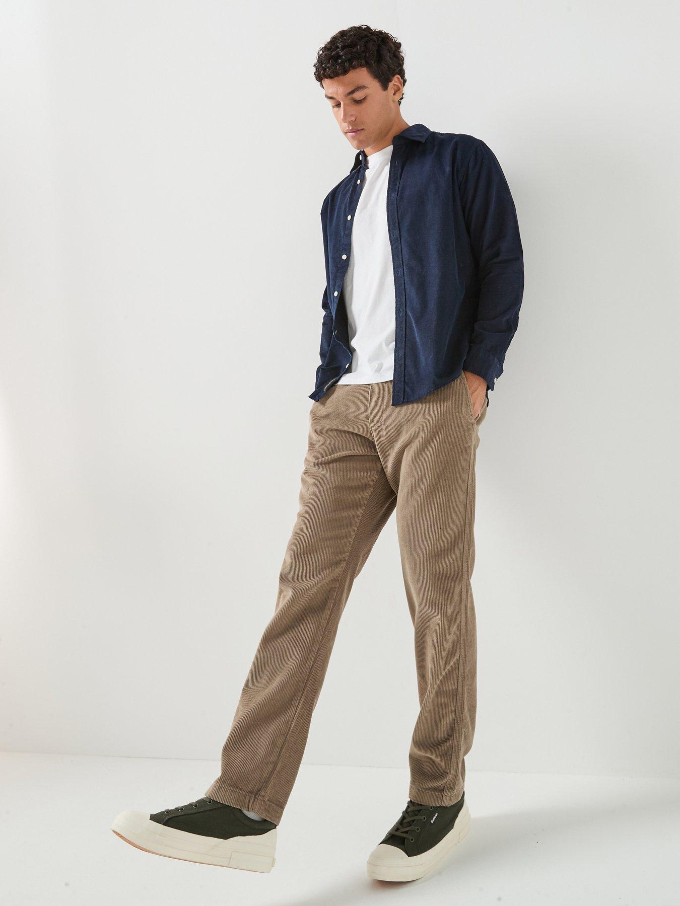 Jack & Jones Corduroy Drawstring Trousers Men's Beige Extra Large - La Redoute - Image 2