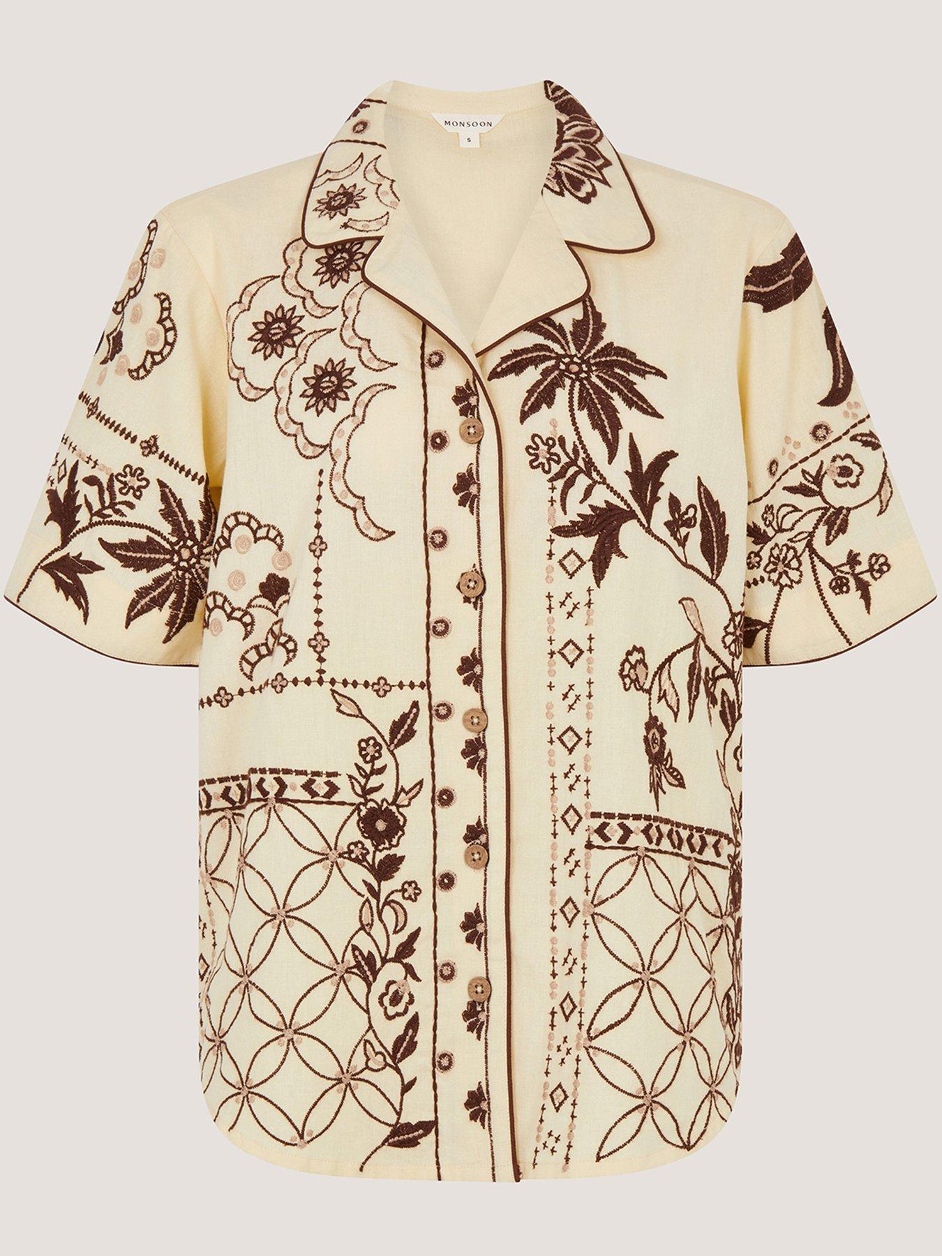 Image 5 of 5 of Monsoon Carly Shirt - Cream