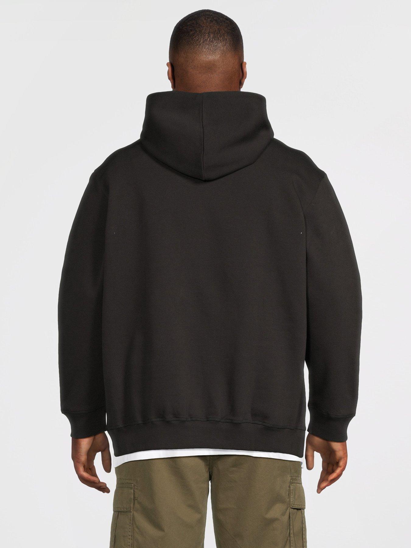 Image 2 of 5 of Jack & Jones Plus Frederiksberg Graphic Hoodie - Black