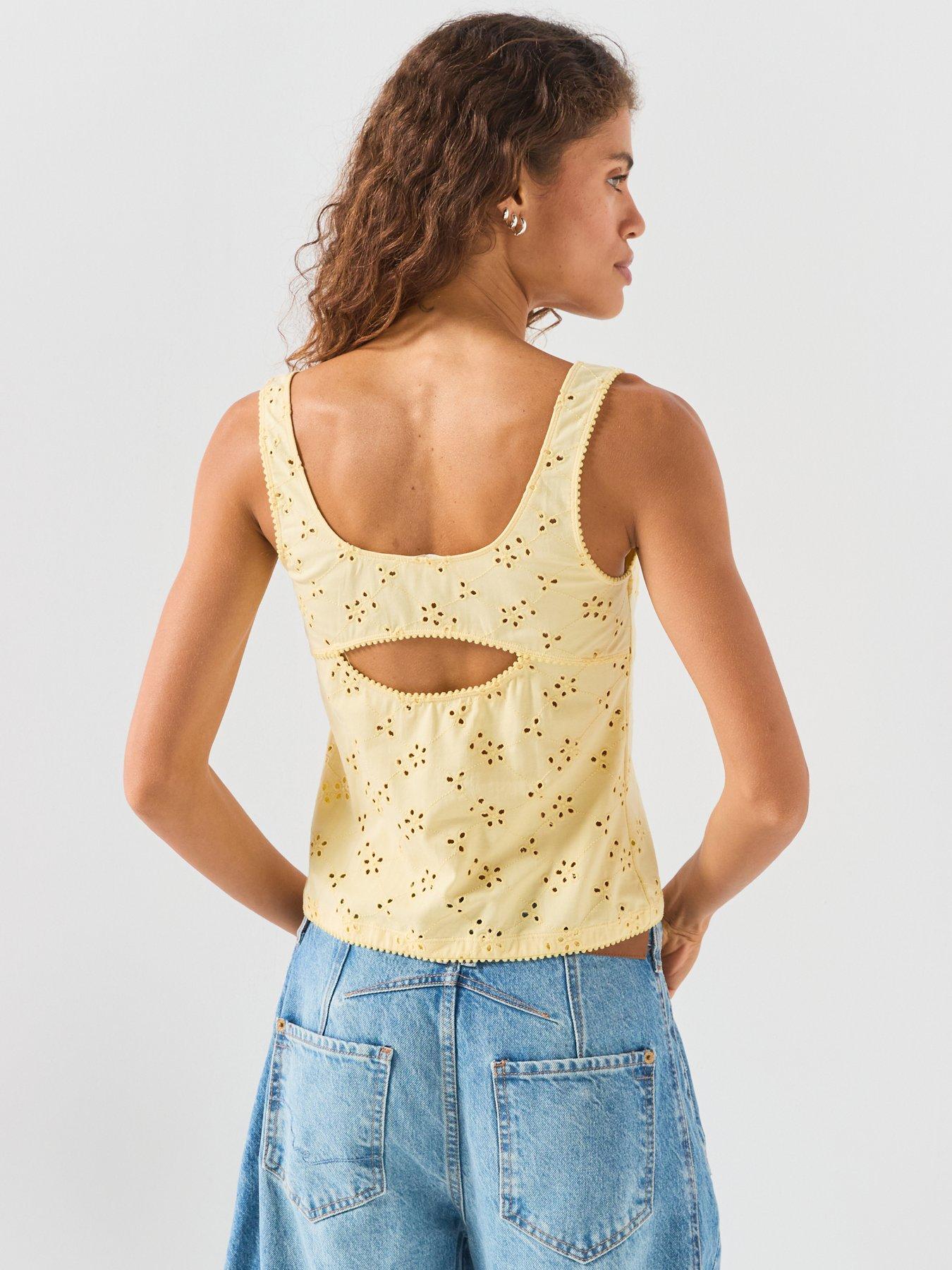 Image 2 of 6 of FREE PEOPLE Full Bloom Eyelet Cami