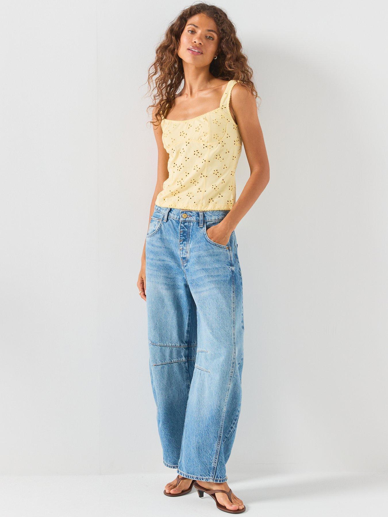 Image 3 of 6 of FREE PEOPLE Full Bloom Eyelet Cami