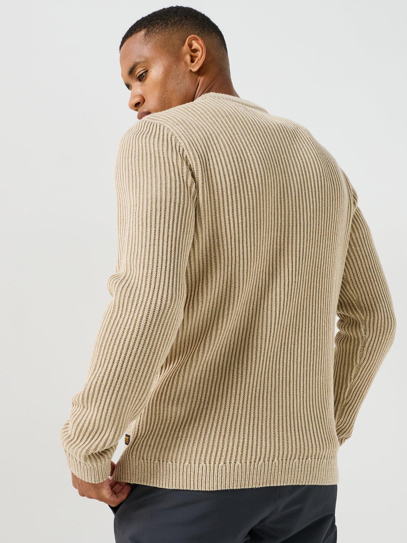 Image 2 of 5 of Jack & Jones Dover Crew Neck Knitted Jumper - Cream