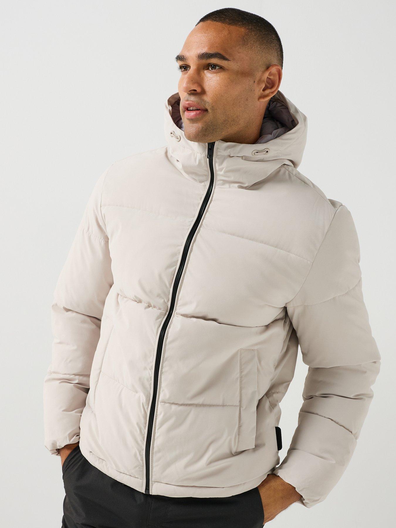 Jack And Jones Men's Galaxy Hooded Regular-Fit Puffer Jacket - Moonbeam - M - Image 3