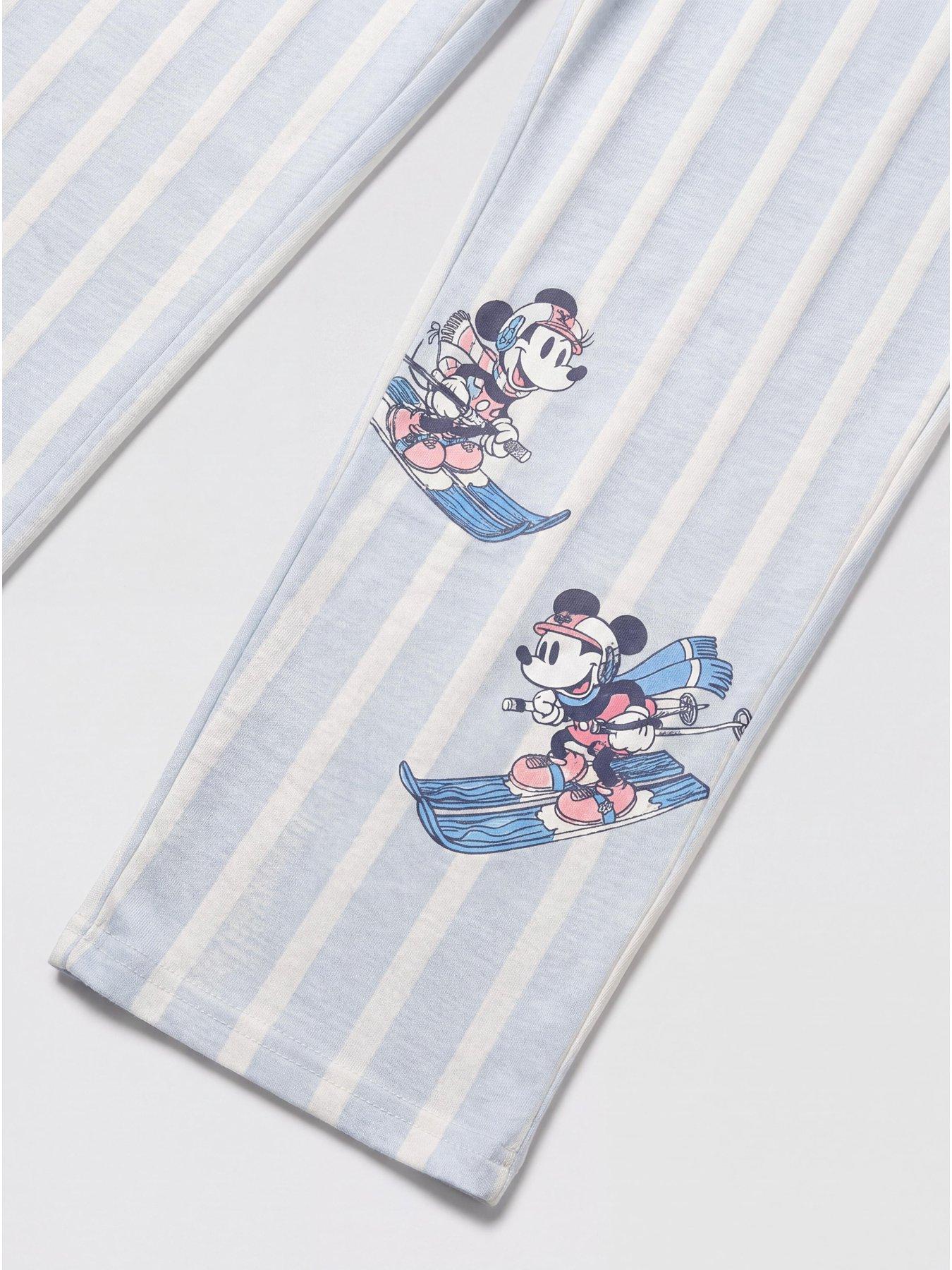 Image 5 of 5 of The Very Collection Girls Minnie Mouse Ski Club Long Sleeve Pyjamas - Blue
